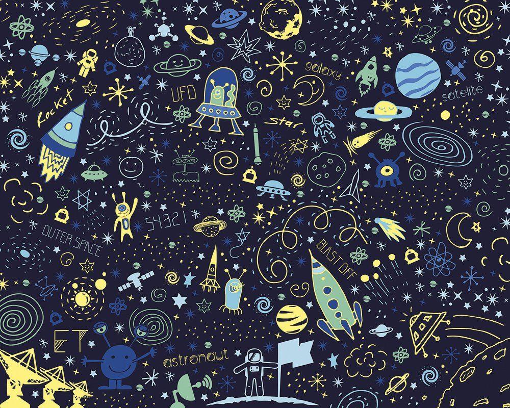 Doodle Space Wallpapers - Top Free Doodle Space Backgrounds -  WallpaperAccess