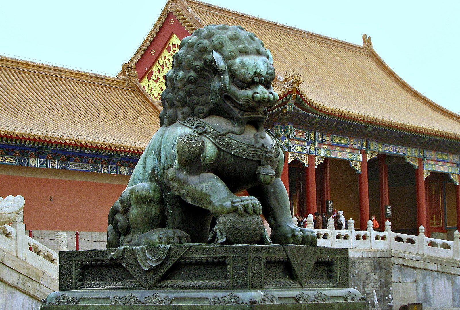 1600x1080 Forbidden Tag wallpaper: Forbidden City Asia River Clouds Sky Tree