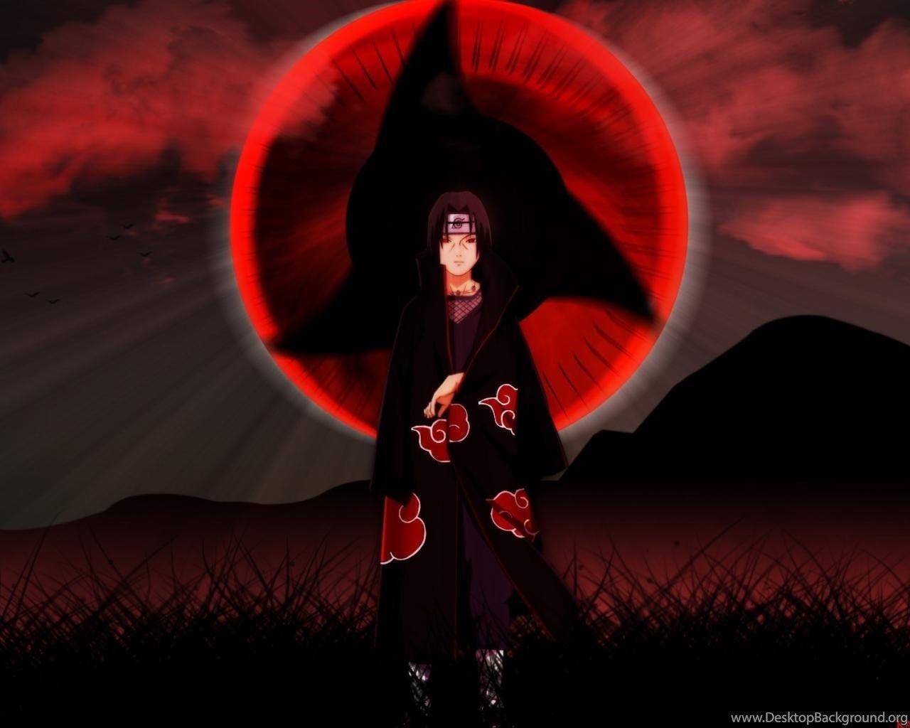 1280x1024 Naruto Akatsuki Sharingan HD Wallpaper Desktop Background
