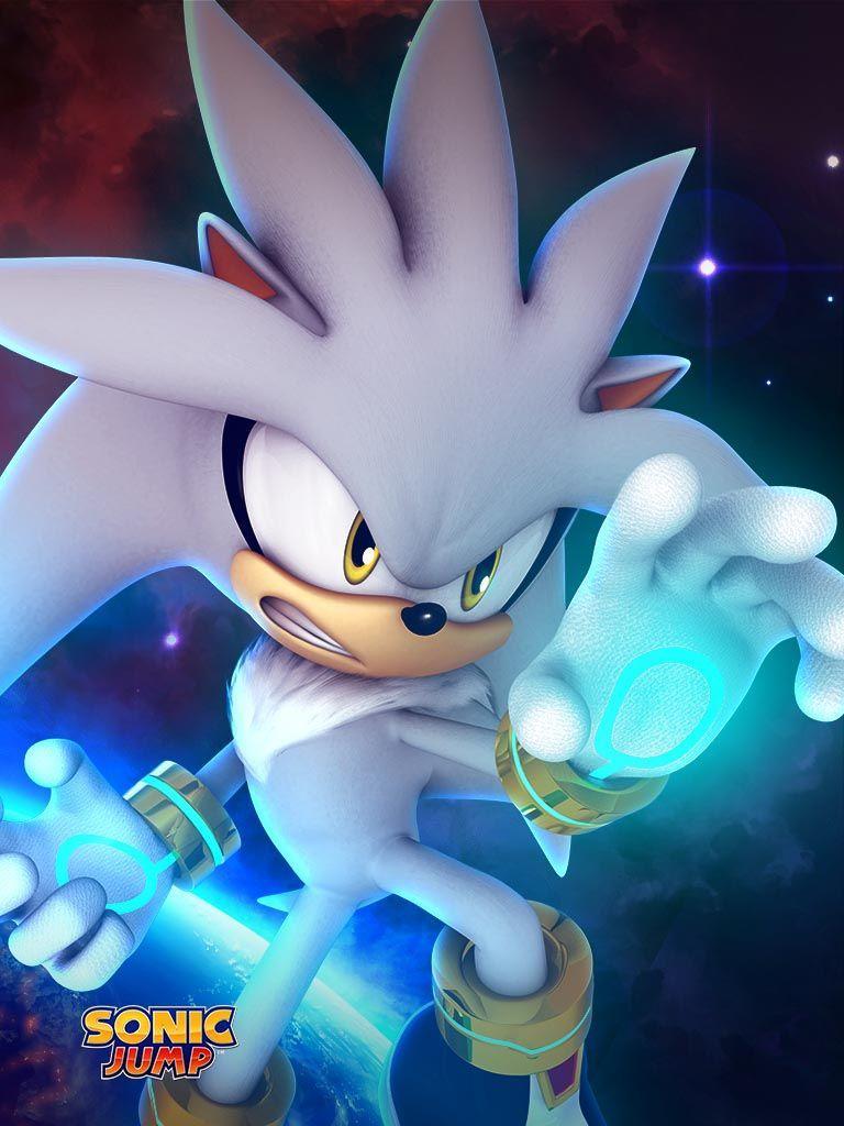 768x1024 Sonic Silver Wallpaper