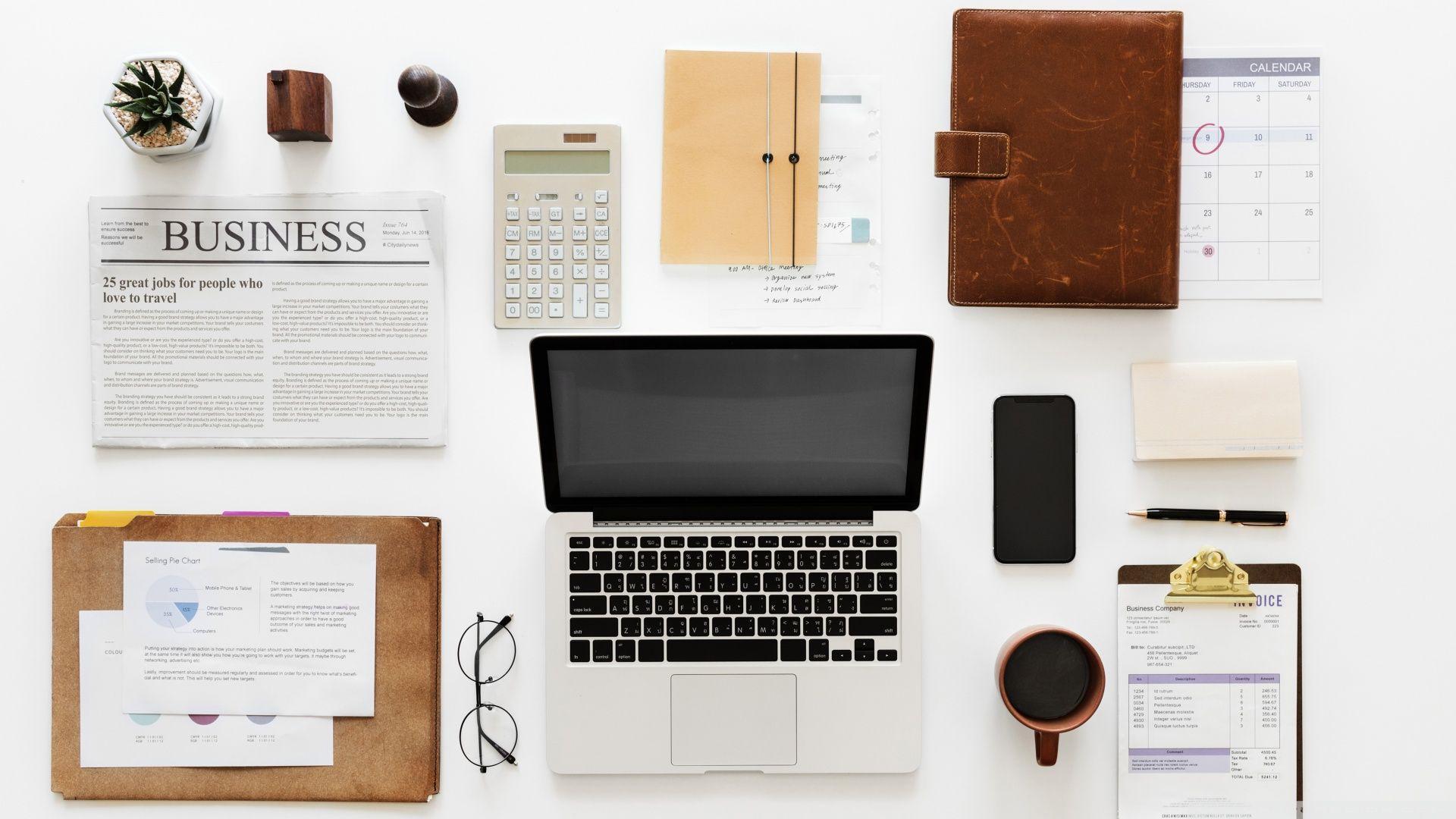 1920x1080 Modern Accounting Office Desk Ultra HD Desktop Background Wallpaper for 4K UHD TV : Widescreen & UltraWide Desktop & Laptop : Tablet