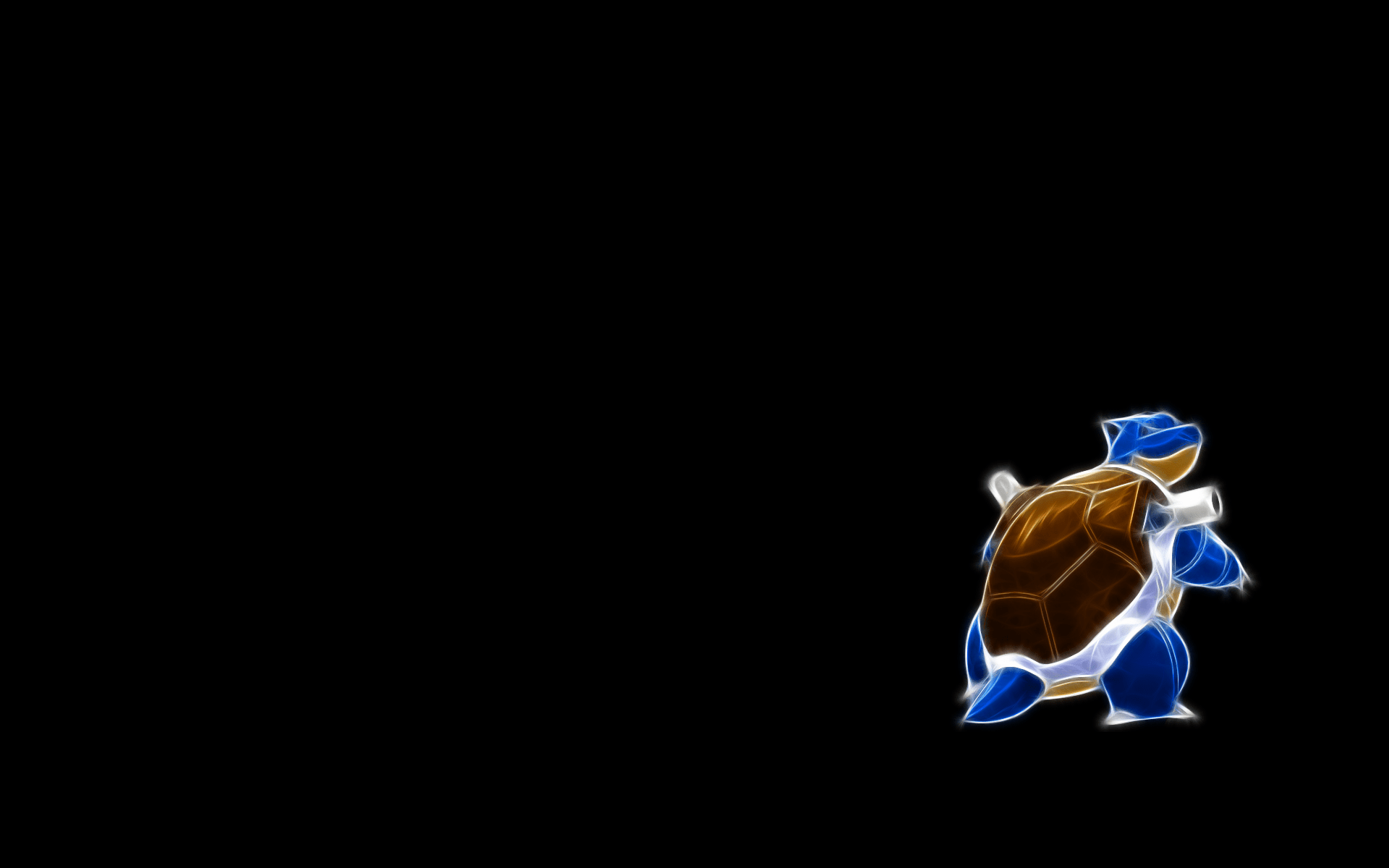1920x1200 Blastoise on Black. ポケットモンスター, モンスター