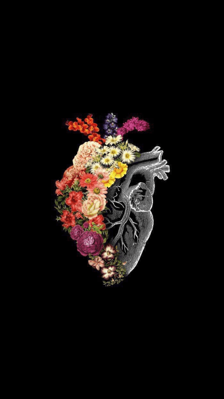 750x1334 Half of my heart #iphone #JohnMayer. Papel de parede preto, Papel de parede do iphone