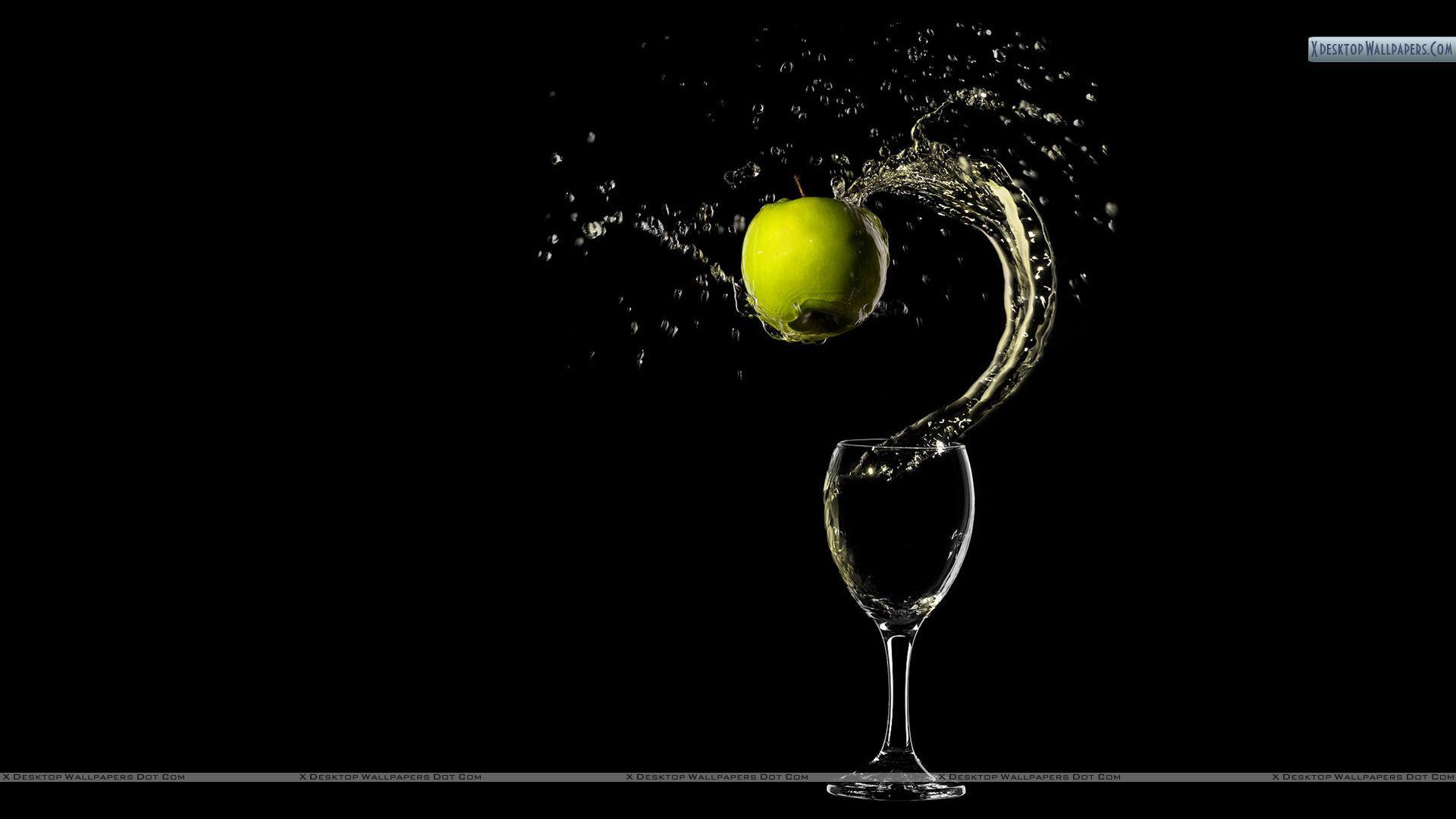 1920x1080 Wine Glass With Fruit Wallpaper