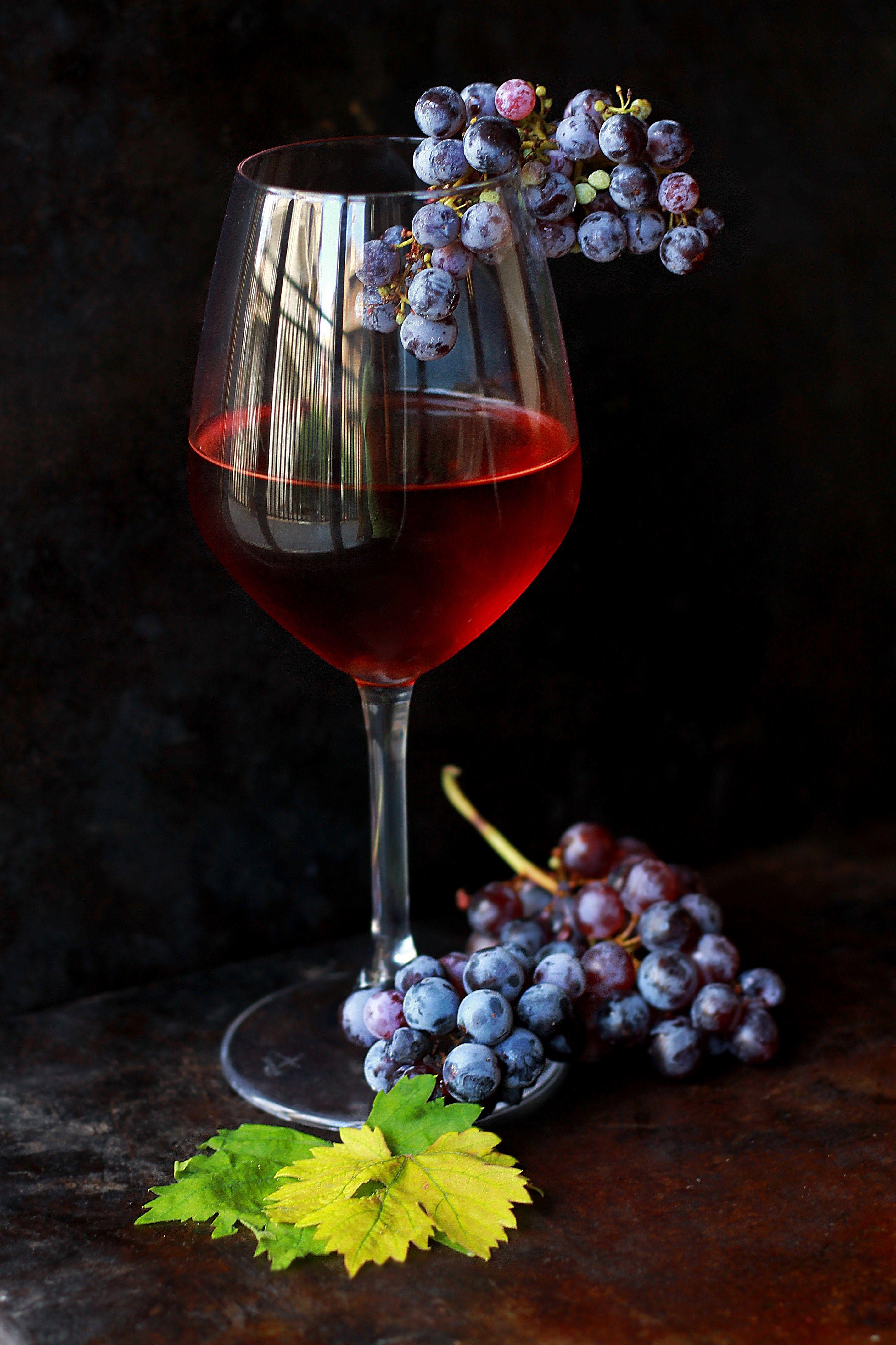 2848x4272 Fruit And Wine Glass Wallpaper & Background Download