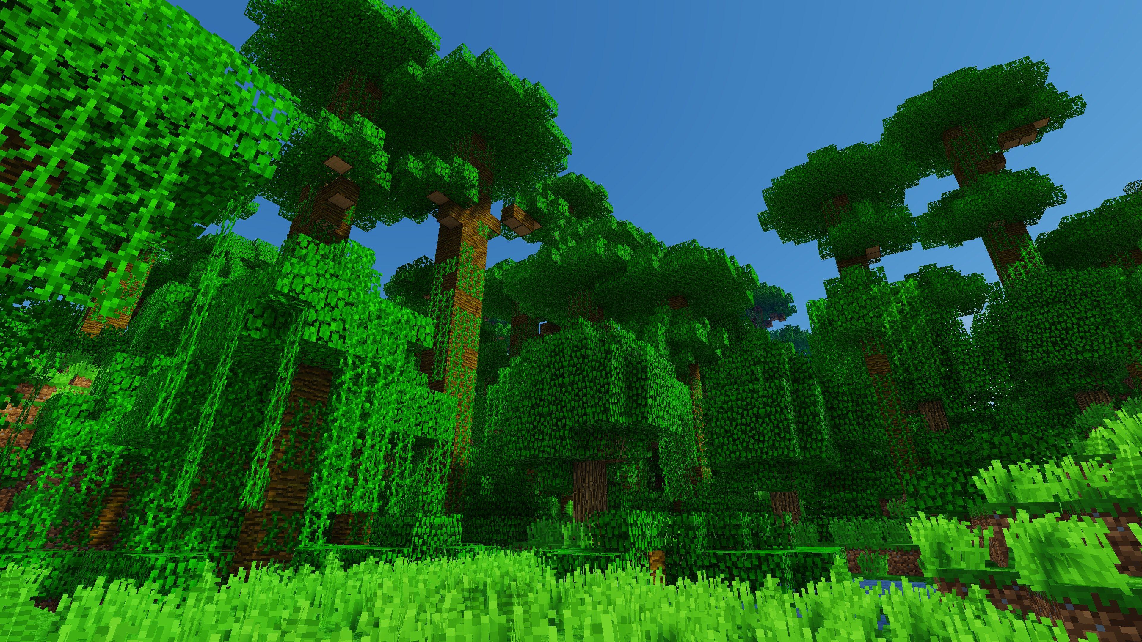 Minecraft Jungle Wallpapers Top Free Minecraft Jungle Backgrounds WallpaperAccess