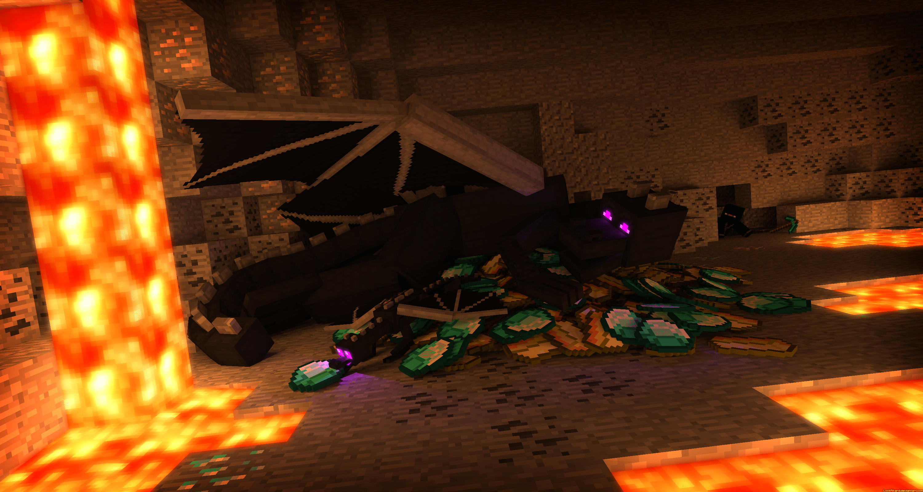 3000x1600 Minecraft End Wallpaper. Hi Friend Wallpaper, End Summer Wallpaper and Best Friend Wallpaper