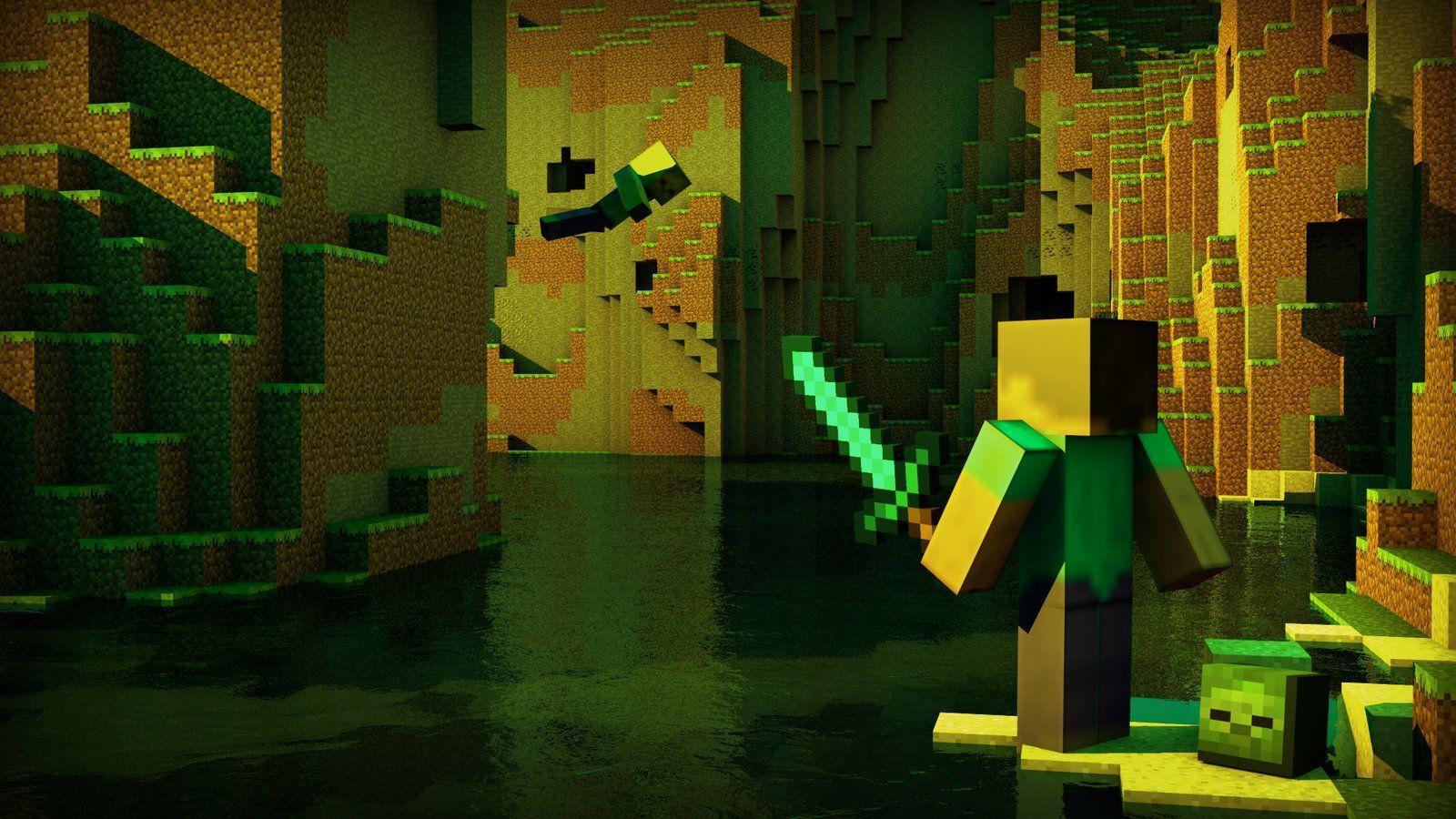 1600x900 Cool Minecraft Background All Launcher No Premium Wallpaper & Background Download