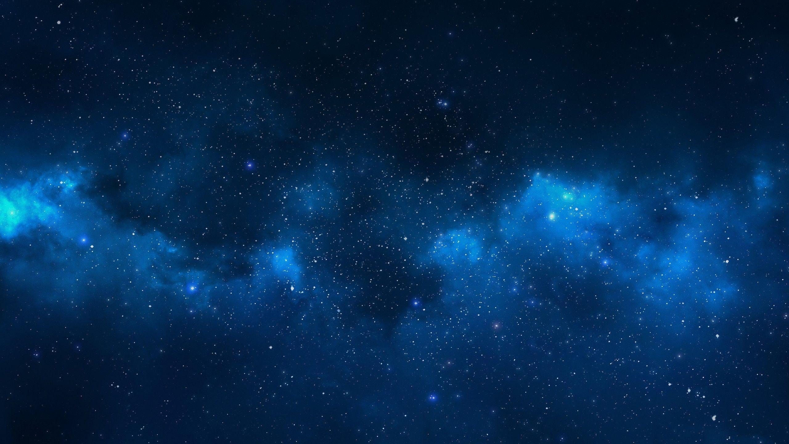 2560x1440 Blue Galaxy