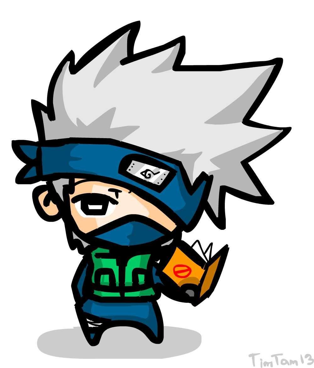 1000x1172 Pics For > Chibi Kakashi Drawings. Chibi, Desenhos de anime, Desenho chibi