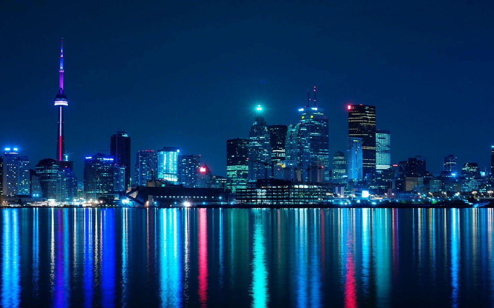 Toronto Skyline Wallpaper 4K