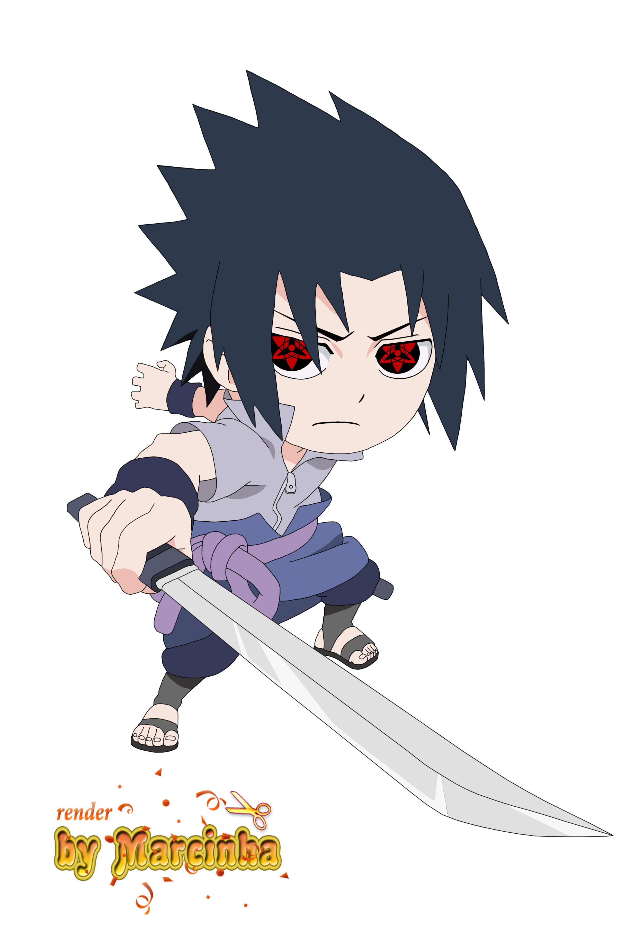 2500x3600 Render Chibi Sasuke Eternal Mangekyou. Sasuke chibi, Anime chibi, Chibi