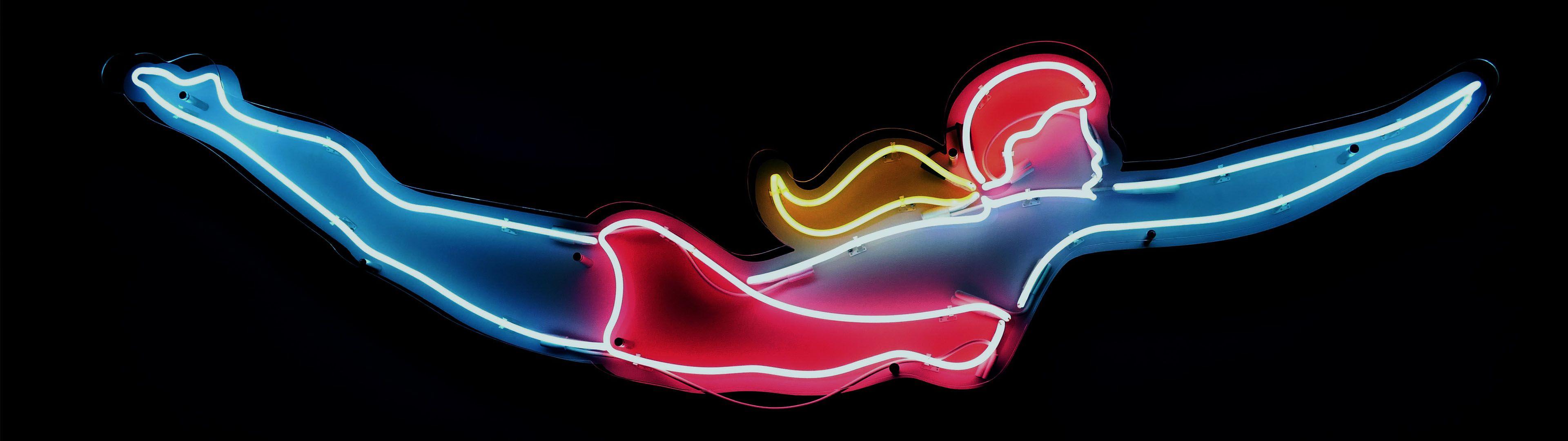 3840x1080 Neon Dive