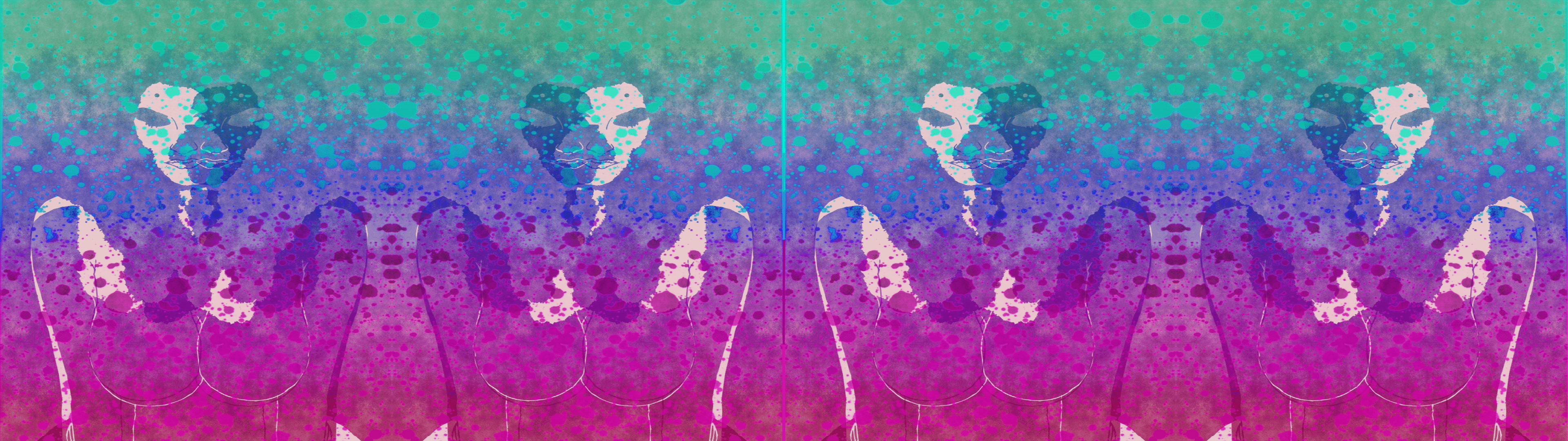 3840x1080 Dual Monitor 3840x1080 Psychedelic Woman Wallpaper • R Wallpaper. Background HD Wallpaper, Wallpaper, Wallpaper Gallery