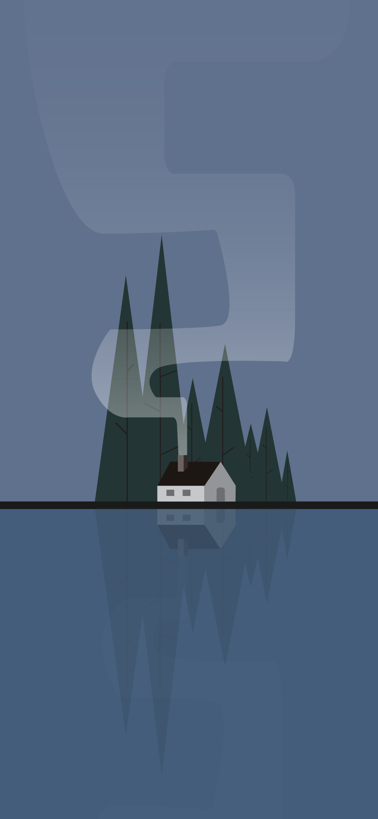 1205x2609 HOUSE IN THE LAKE WALLPAPERS