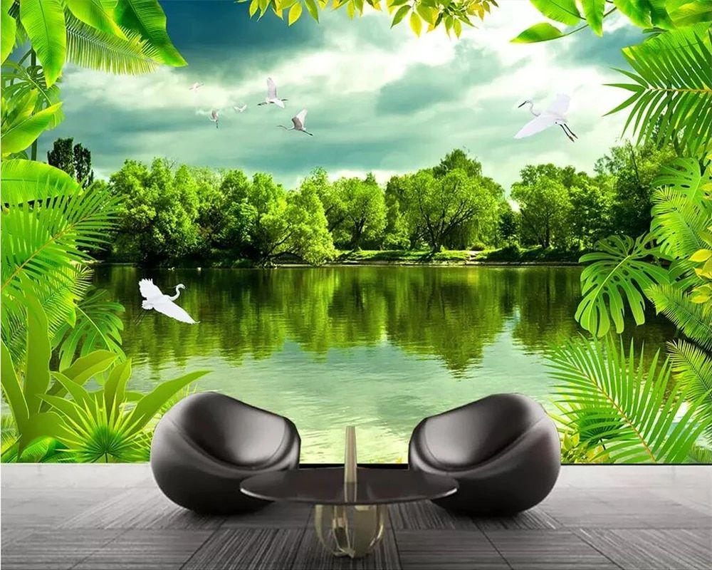 1000x800 Beibehang Tropical Rainforest Wallpaper Mural Fantasy Forest Nature HD TV Background Wall Decorative Painting 3D wallpaper mural. Wallpaper