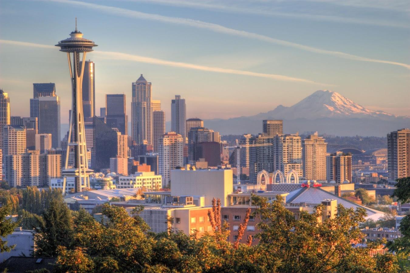 1350x900 LY887D6 HD Seattle Wallpaper 1350x900