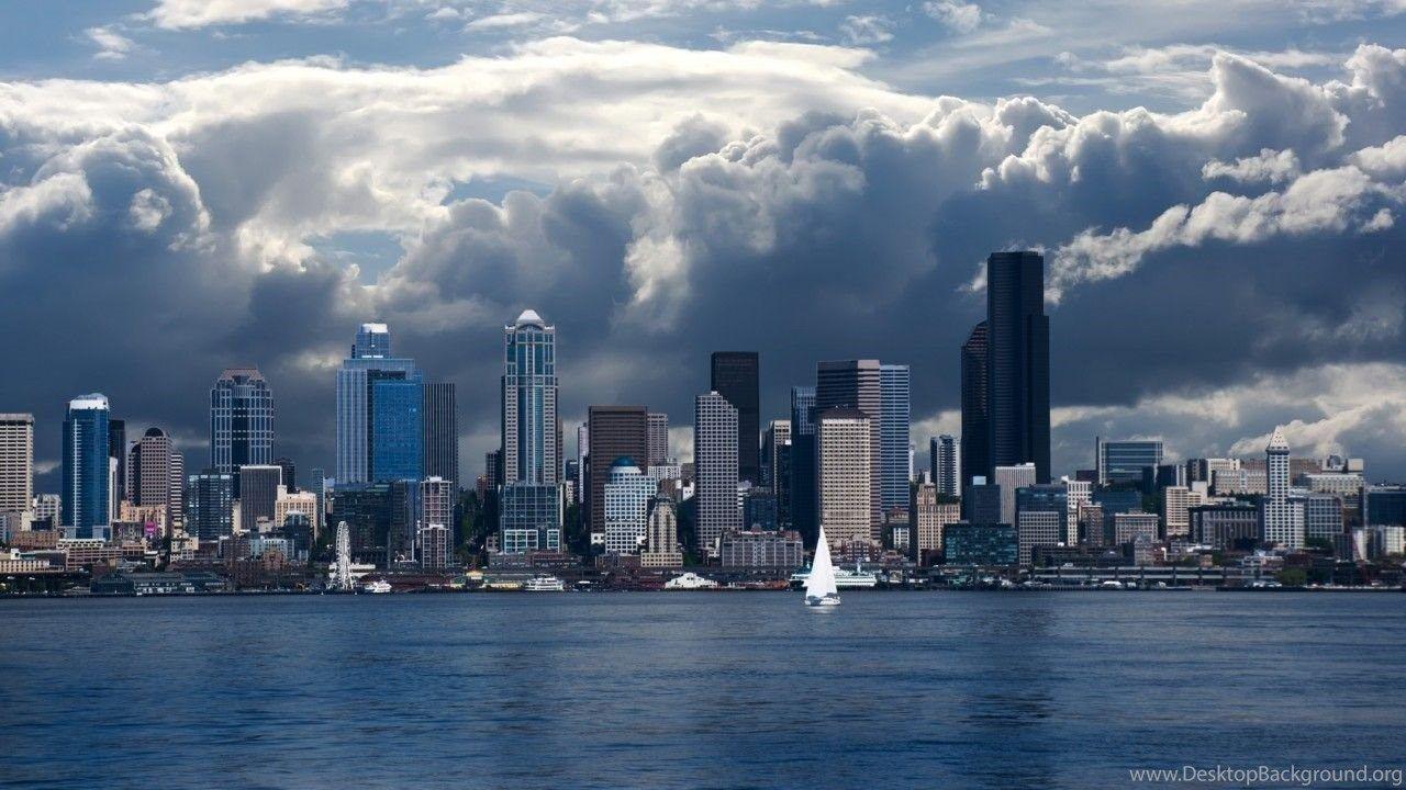 1280x720 Seattle Skyline Wallpaper HD Wallpaper HD Wallpaper