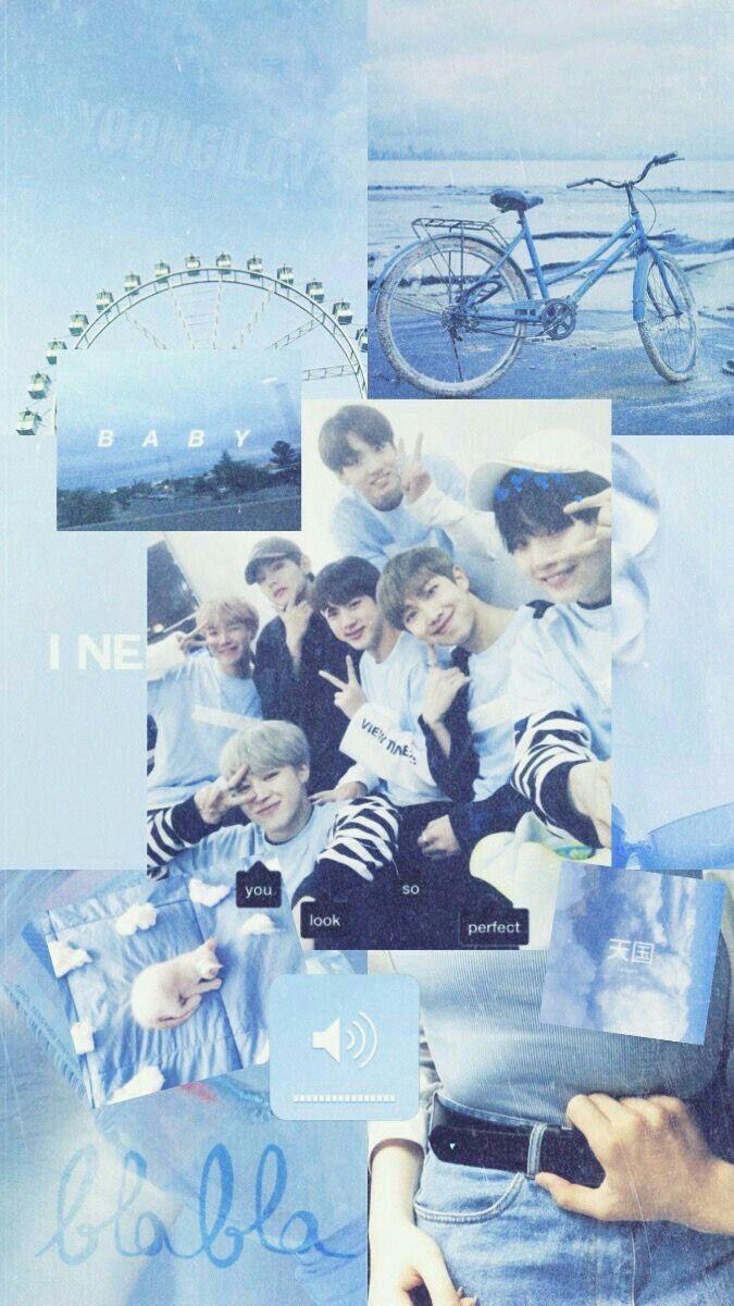 Blue Aesthetic BTS Wallpapers Top Free Blue Aesthetic BTS Backgrounds