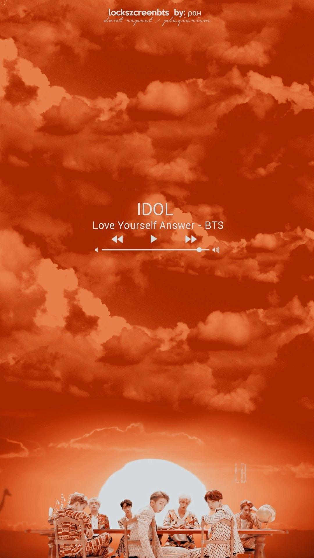 1080x1920 BTS (방탄소년단) 'IDOL' Official MV Lockscreen ♥️. Lagu, Fotografi, Gambar