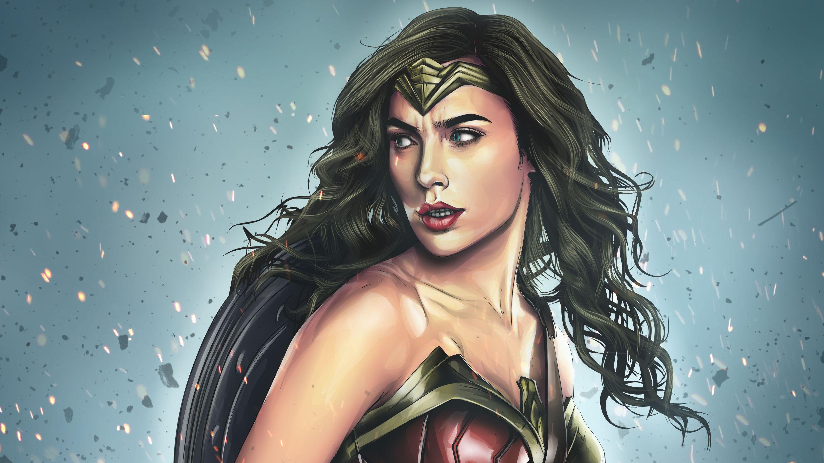 3333x1875 Wonder Woman Art 4k, HD Superheroes, 4k Wallpaper, Image, Background, Photo and Picture