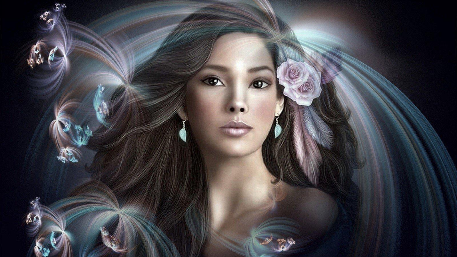 1600x900 Fantasy Women Art Wallpaper (1600x 0.24 Mb)