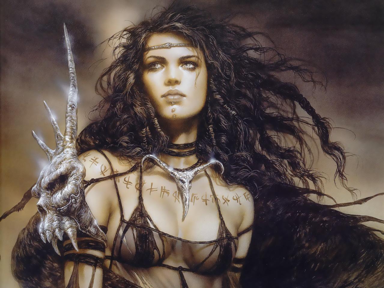 1279x960 Fantasy Art Wallpaper Woman