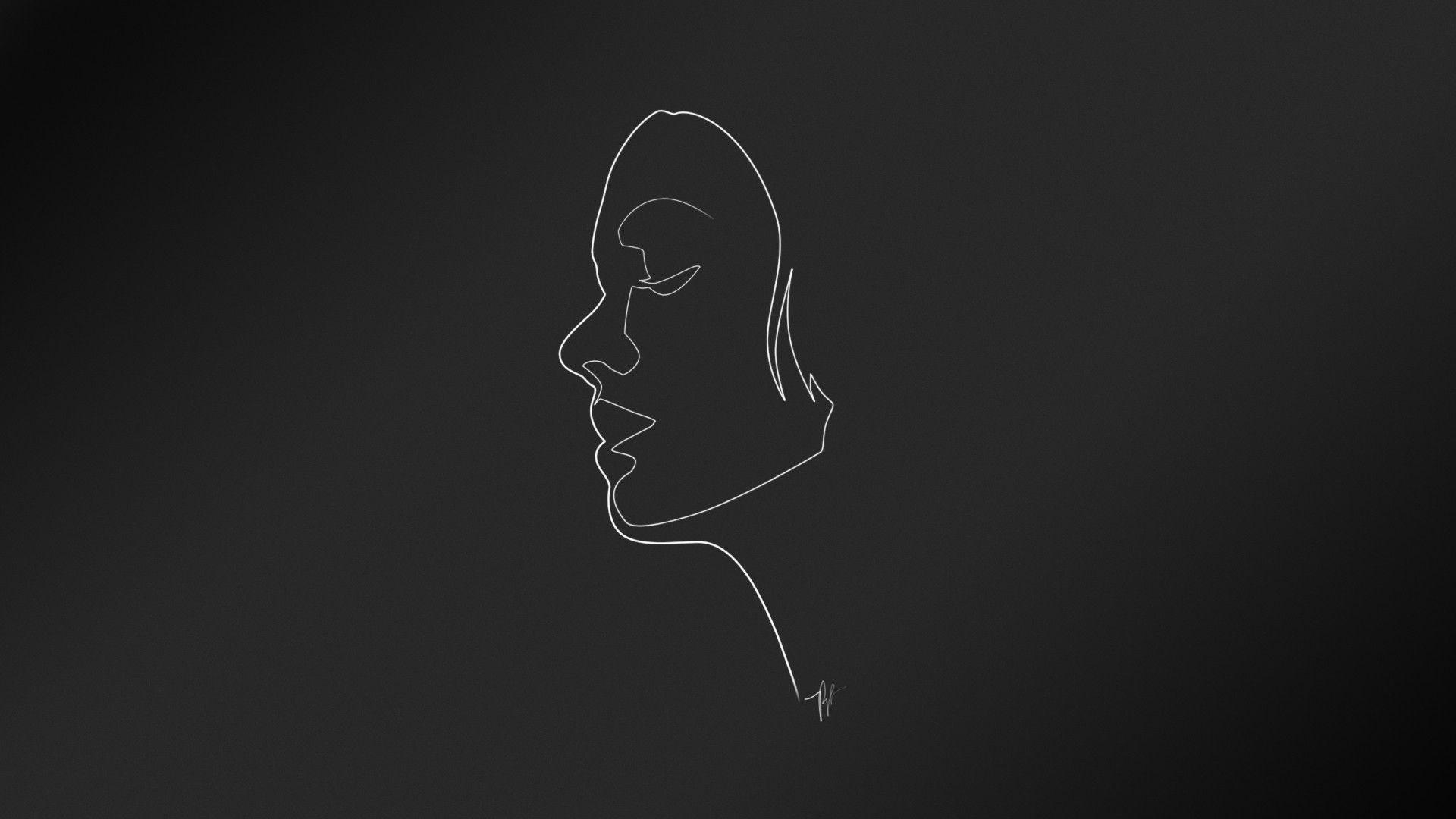 1920x1080 White Minimalism Wallpaper