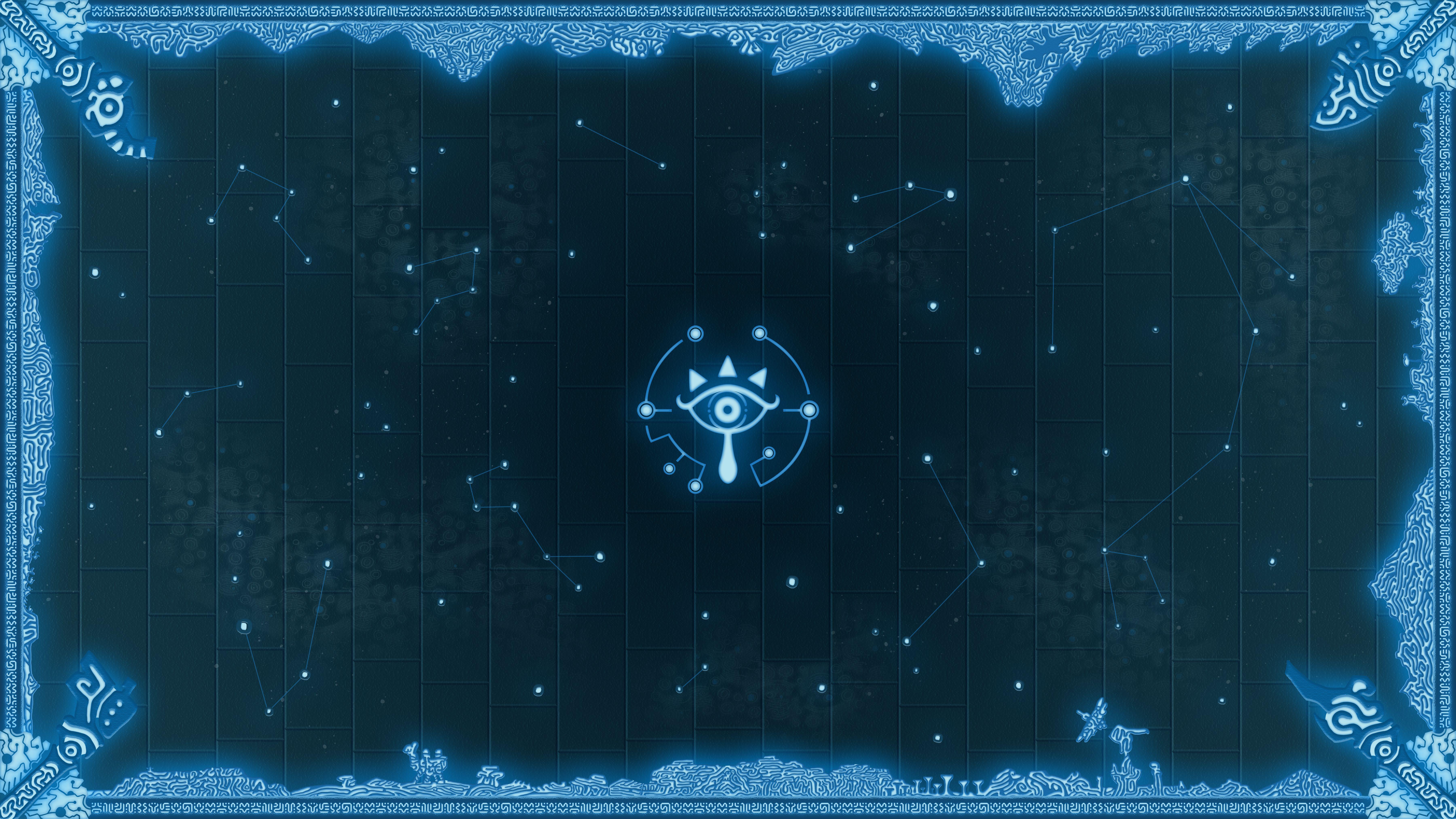 7200x4050 I made a wallpaper based on the master sword room after the trial of the sword! Full res download link in comments :) : Breath_of_the_Wild