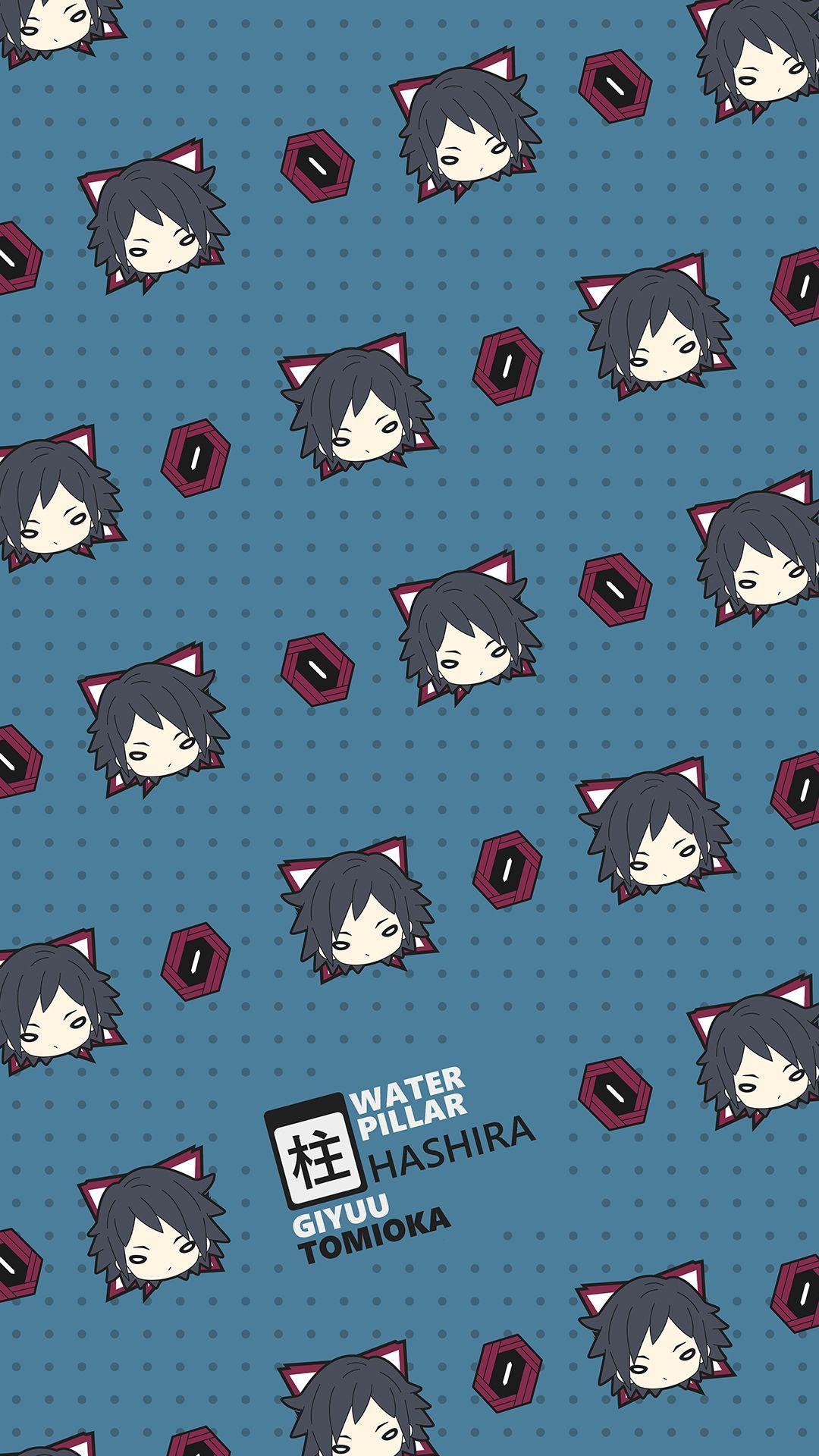 1080x1920 Giyuu Tomioka Wallpaper Slayer Merch. Anime wallpaper iphone, Chibi wallpaper, Cute cartoon wallpaper