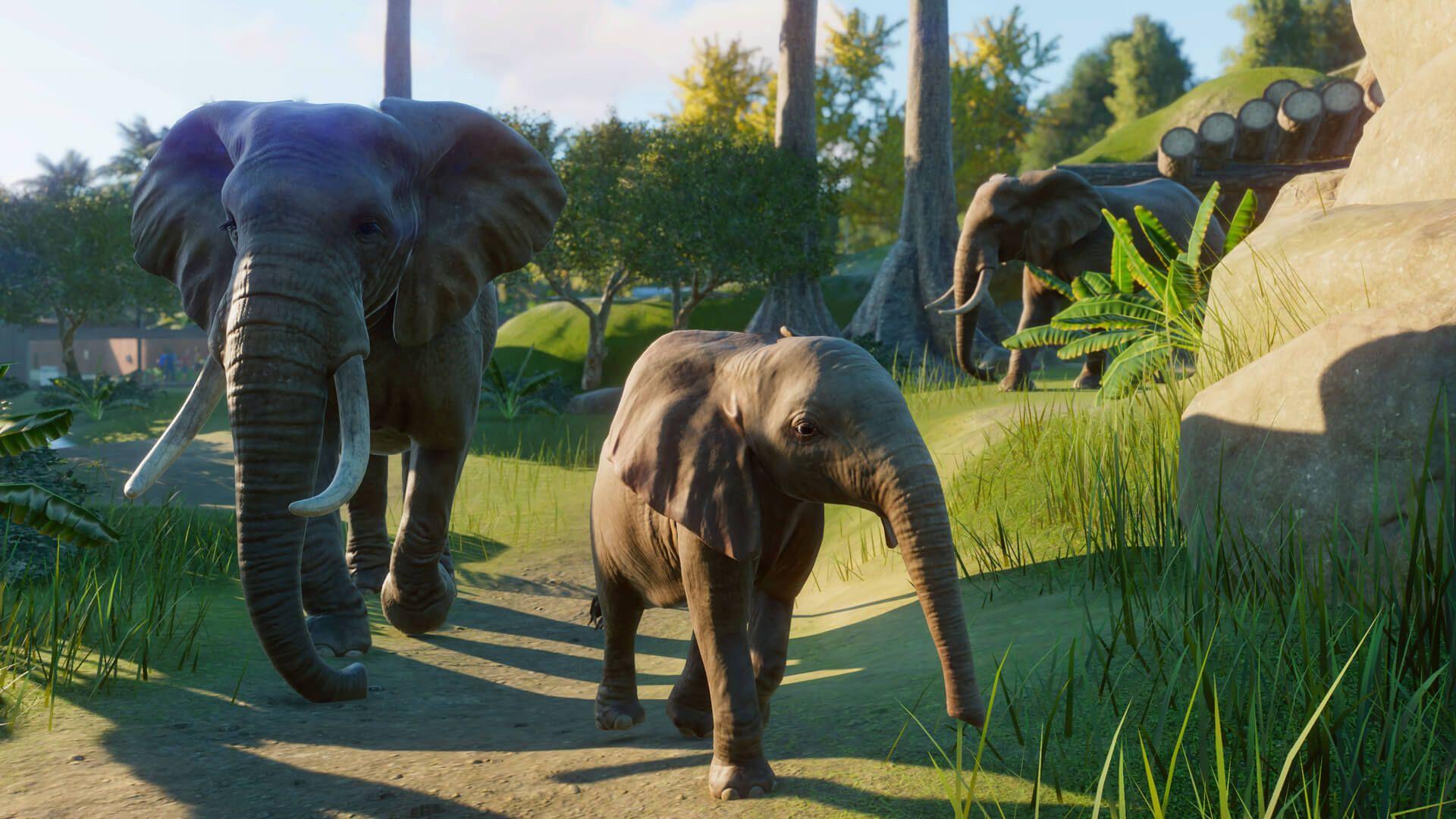 1920x1080 Planet Zoo Elephants Wallpaper 68848 1920x1080px