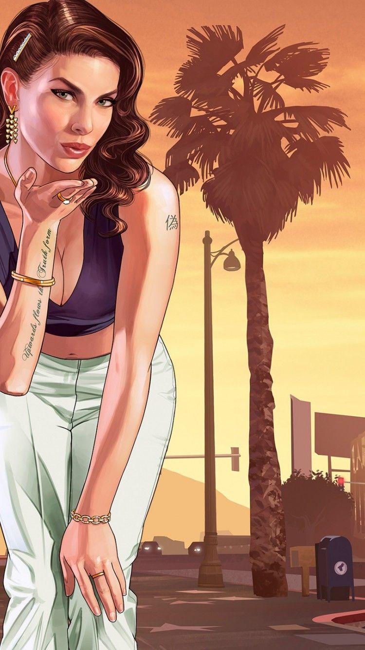 750x1334 Gta V Lady iPhone 6 Site Script