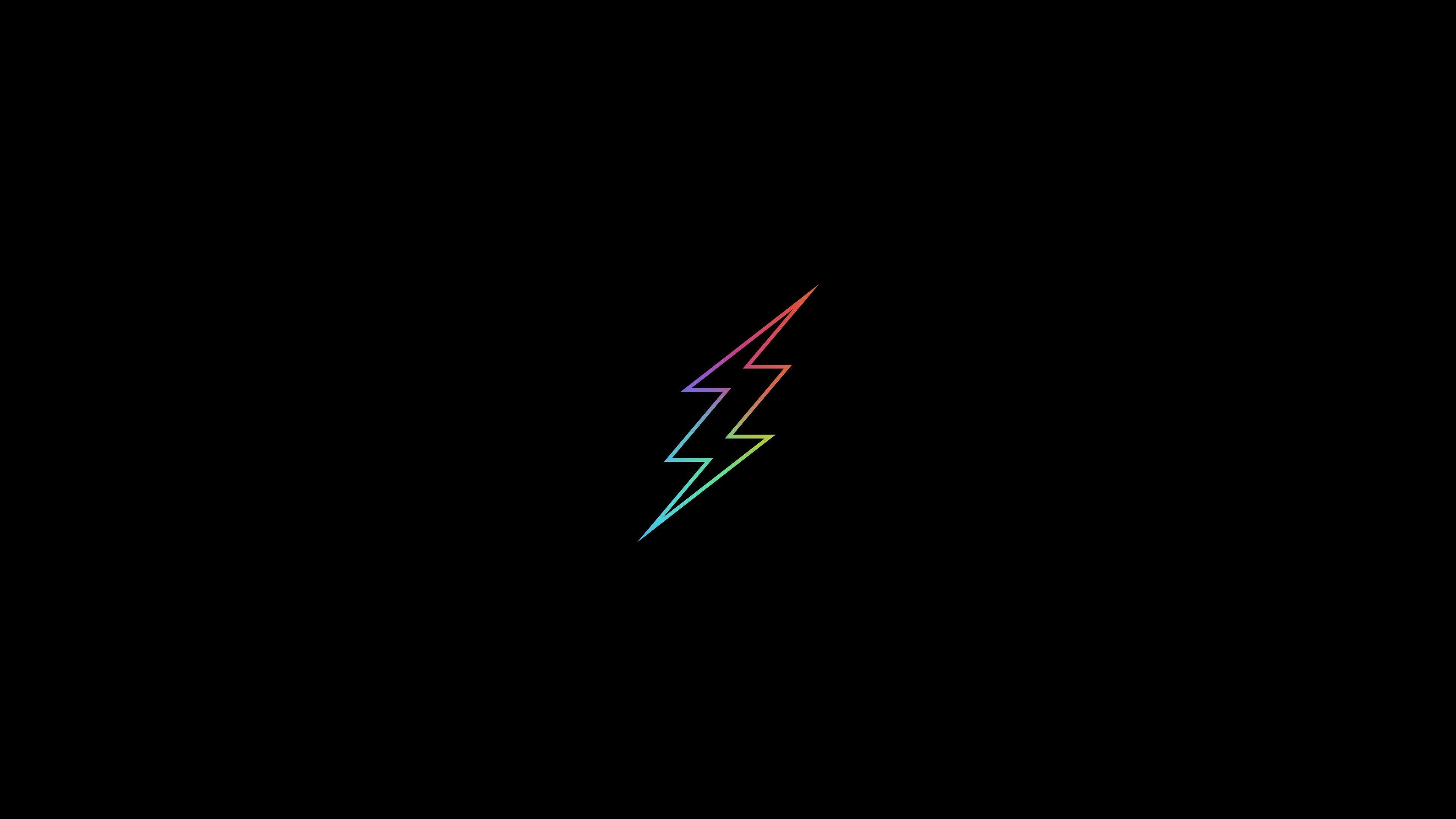 3840x2160 Download Minimal, flash, colorful, logo, minimal wallpaper, 3840x 4K UHD 16: Widescreen