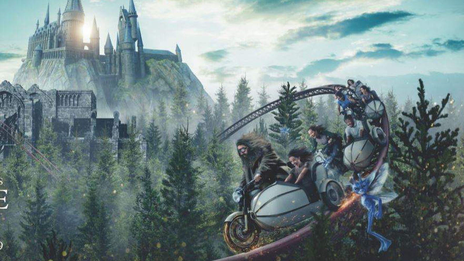 1600x900 New Hagrid coaster at Universal Orlando will take Harry Potter fans into Forbidden Forest