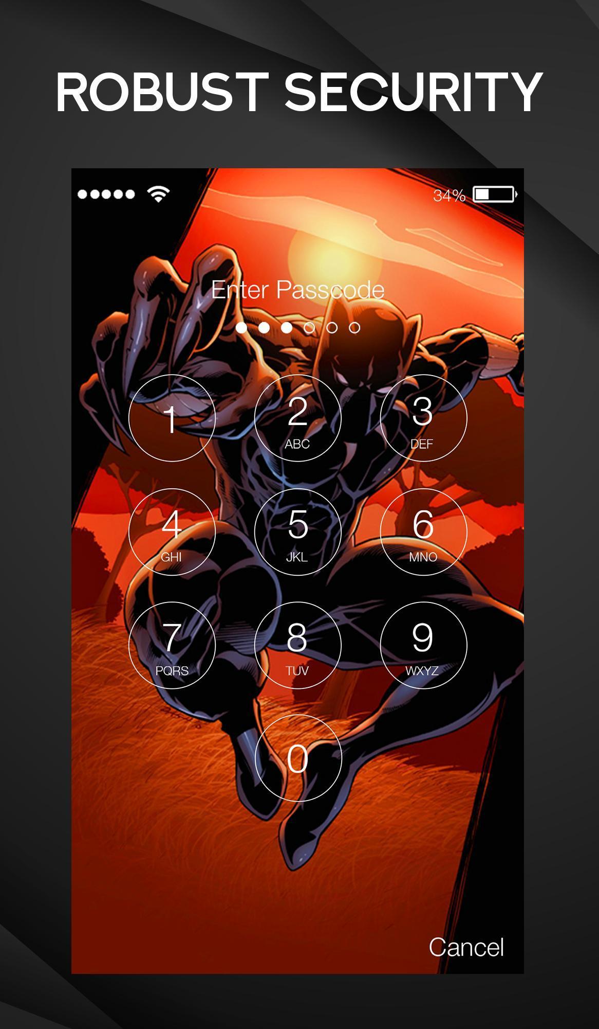 1166x2000 Black Panther Wallpaper Arts Smart Lock Screen for Android