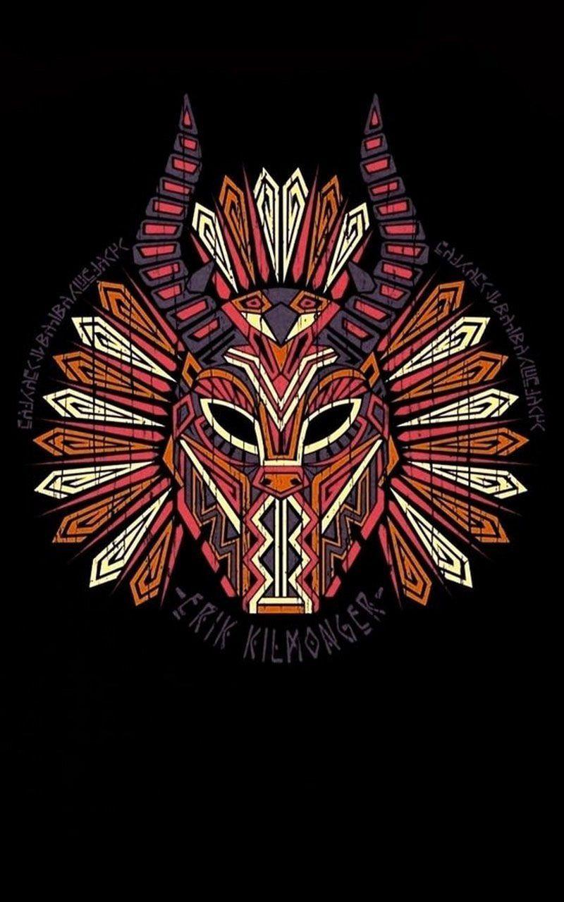 800x1280 3D Black Panther Wallpaper. Black panther art, Black panther tattoo, Black panther marvel
