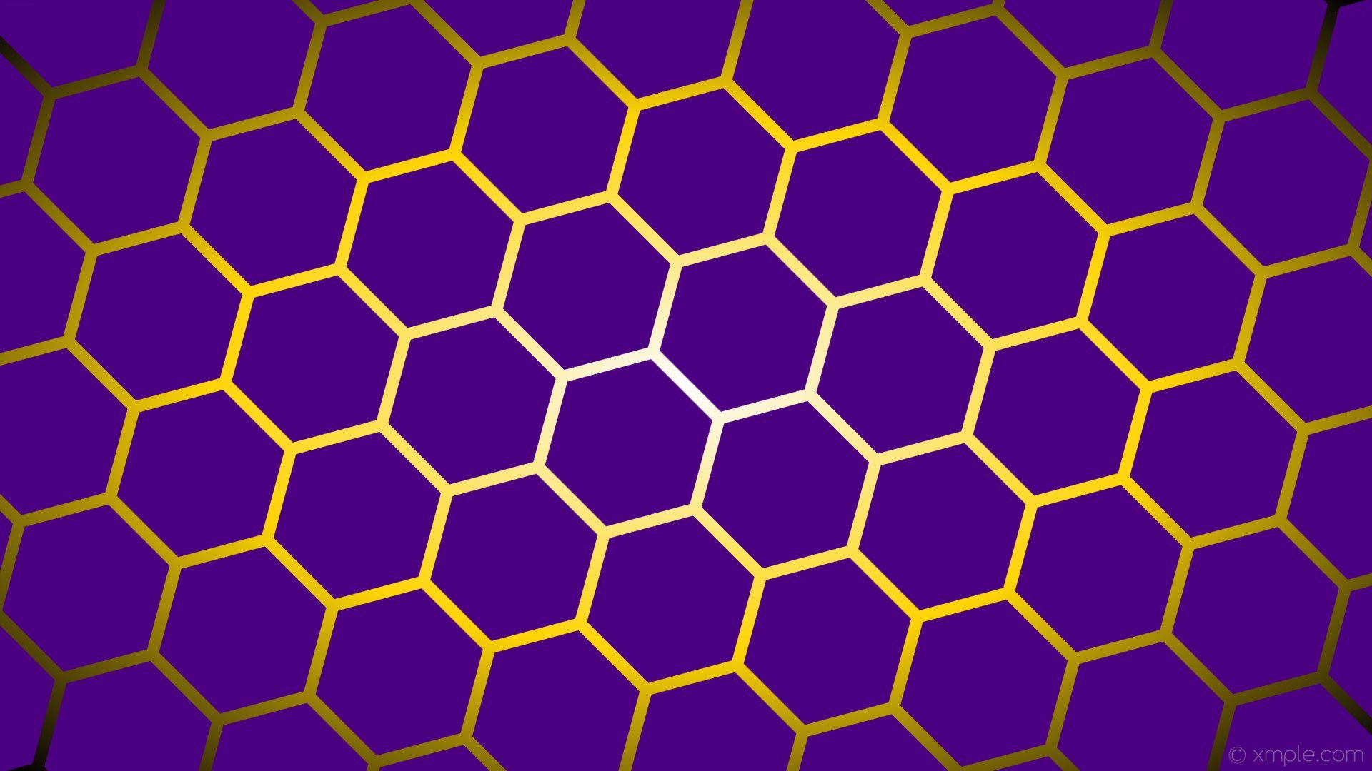 1920x1080 1920x Wallpaper Gradient Glow Purple Yellow Hexagon And Gold Wallpaper HD