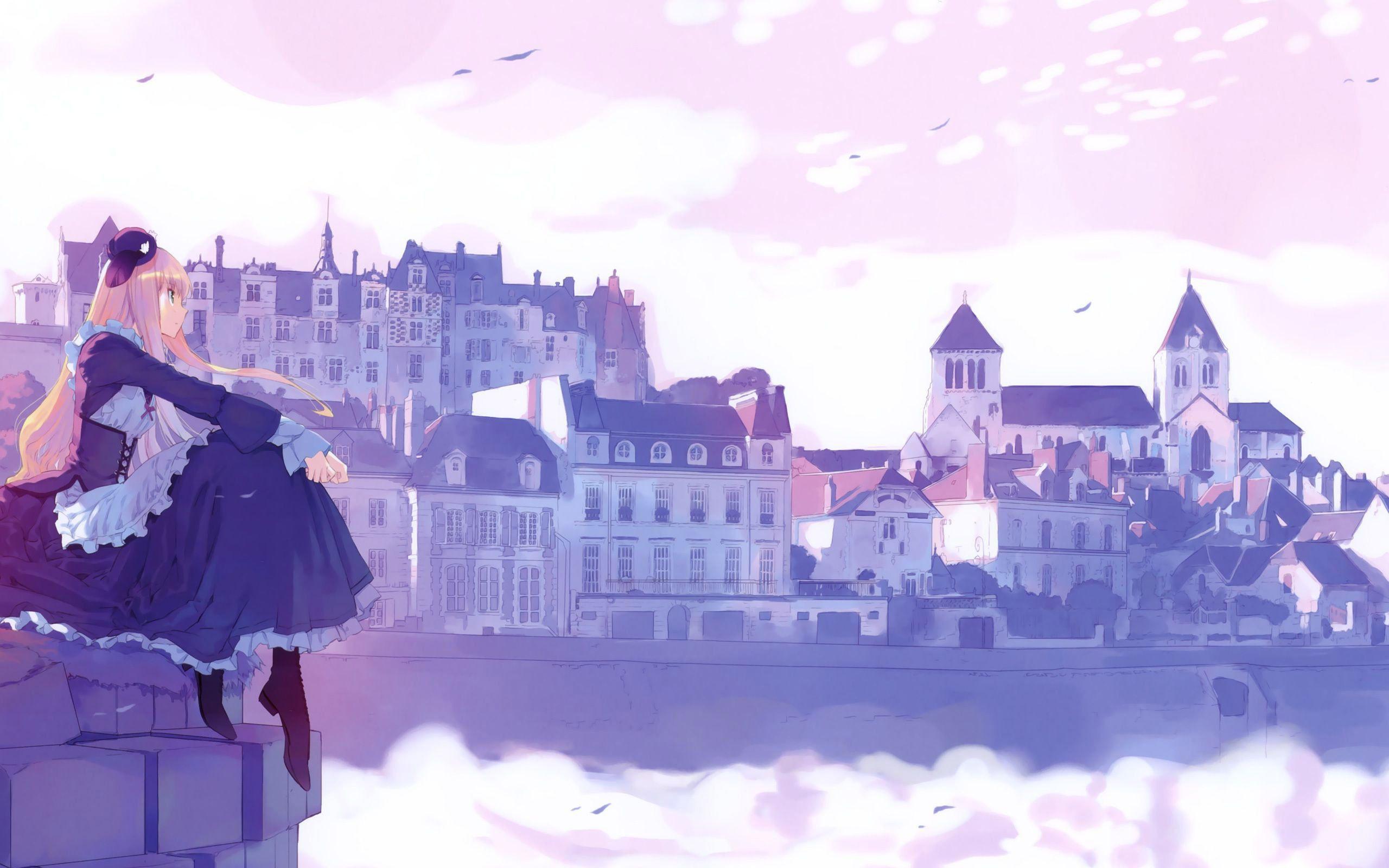 2560x1600 Anime Girl Background wallpaperx1600