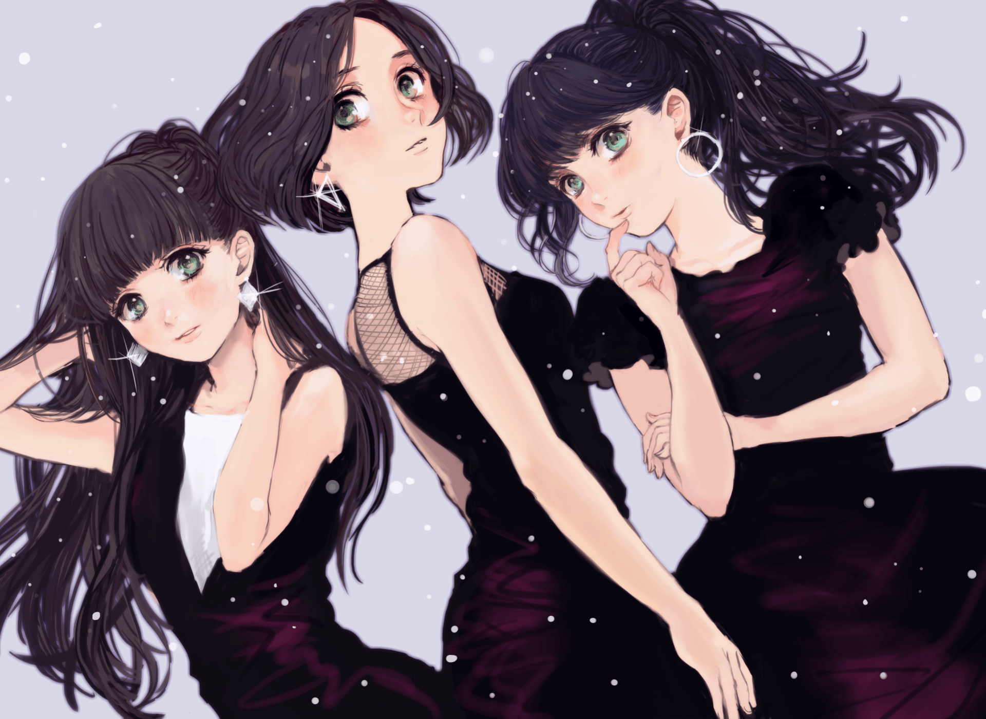 1920x1400 Download 1920x1400 Anime Style, Kashiyuka, Nocchi, A Chan, Perfume Band, Jpop Wallpaper