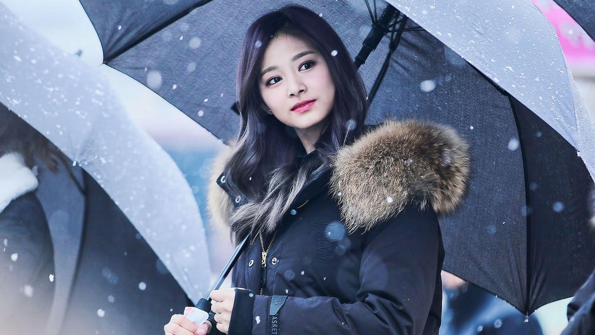 1920x1080 HD Wallpaper Of TWICE (Girl Group) K Pop Girls Singer South Korean Celebrities Asian Tzuyu (Chou Tzu Yu) Taiwanese K Pop