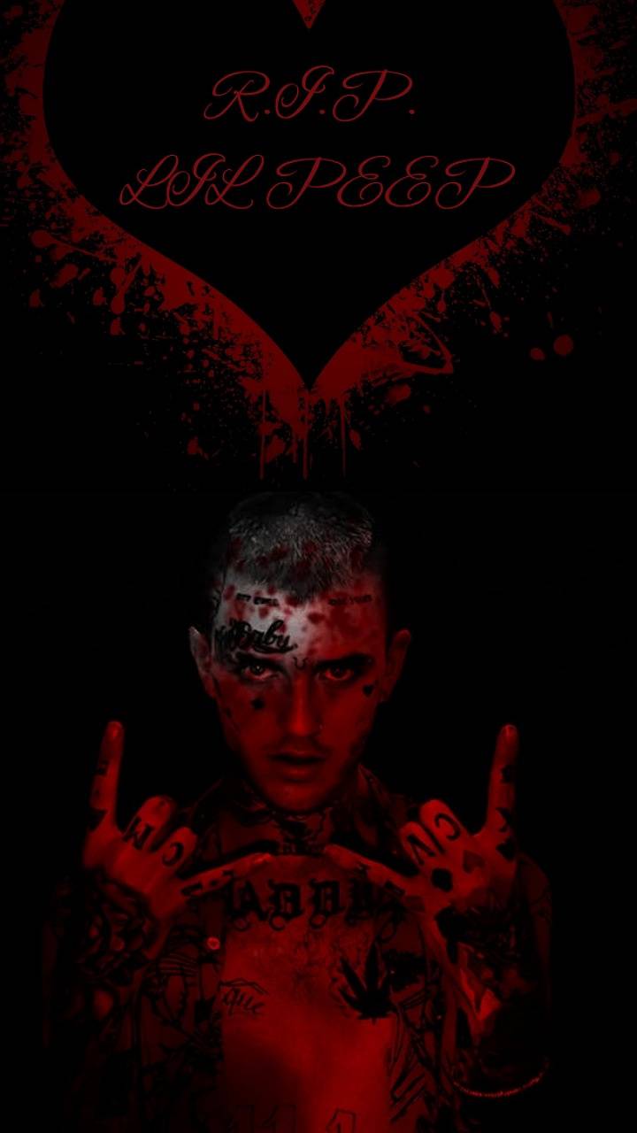 720x1280 Lil Peep Blood wallpaper
