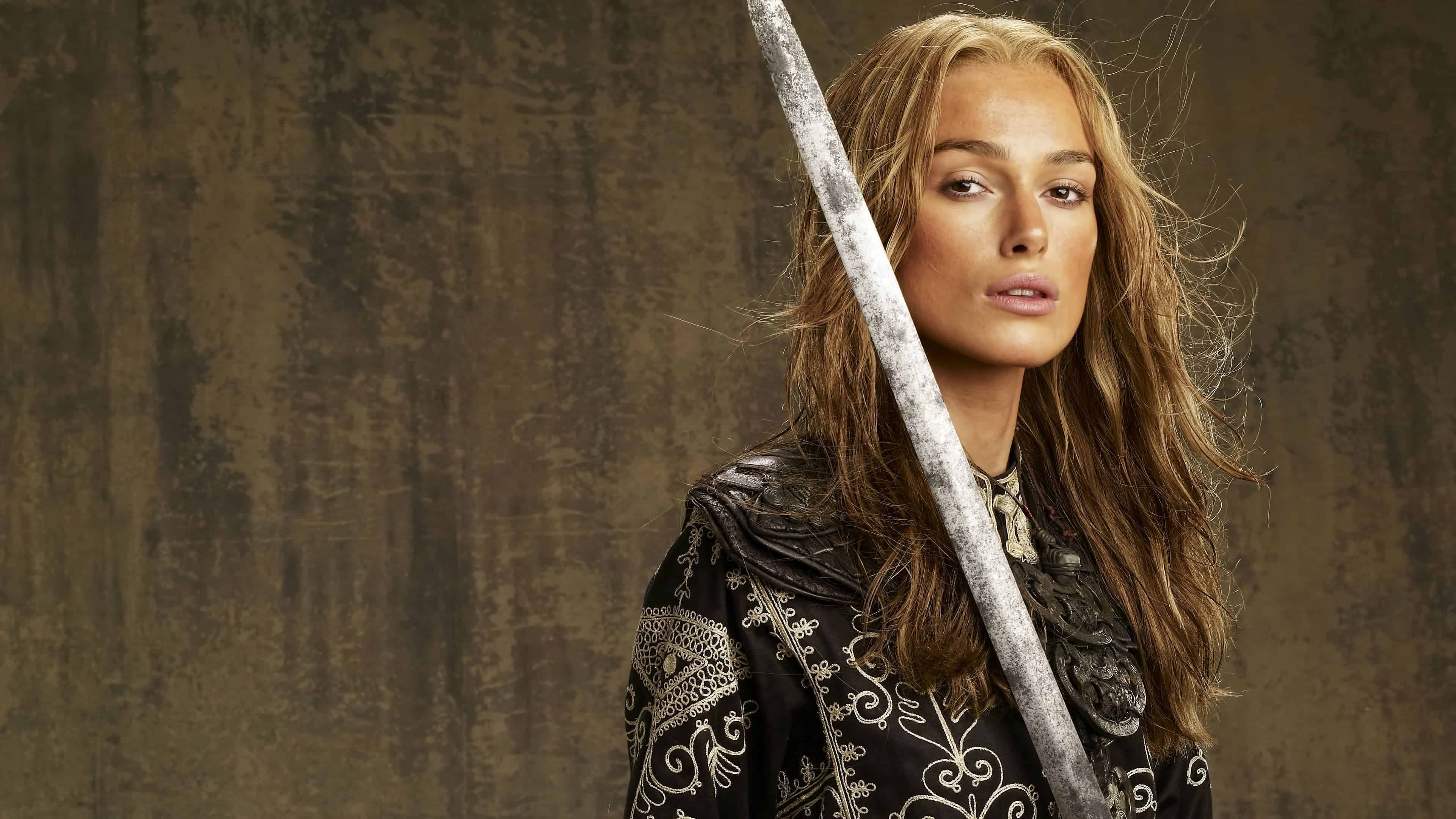 3840x2160 Pirates Of The Caribbean Elizabeth Swann UHD 4K Wallpaper