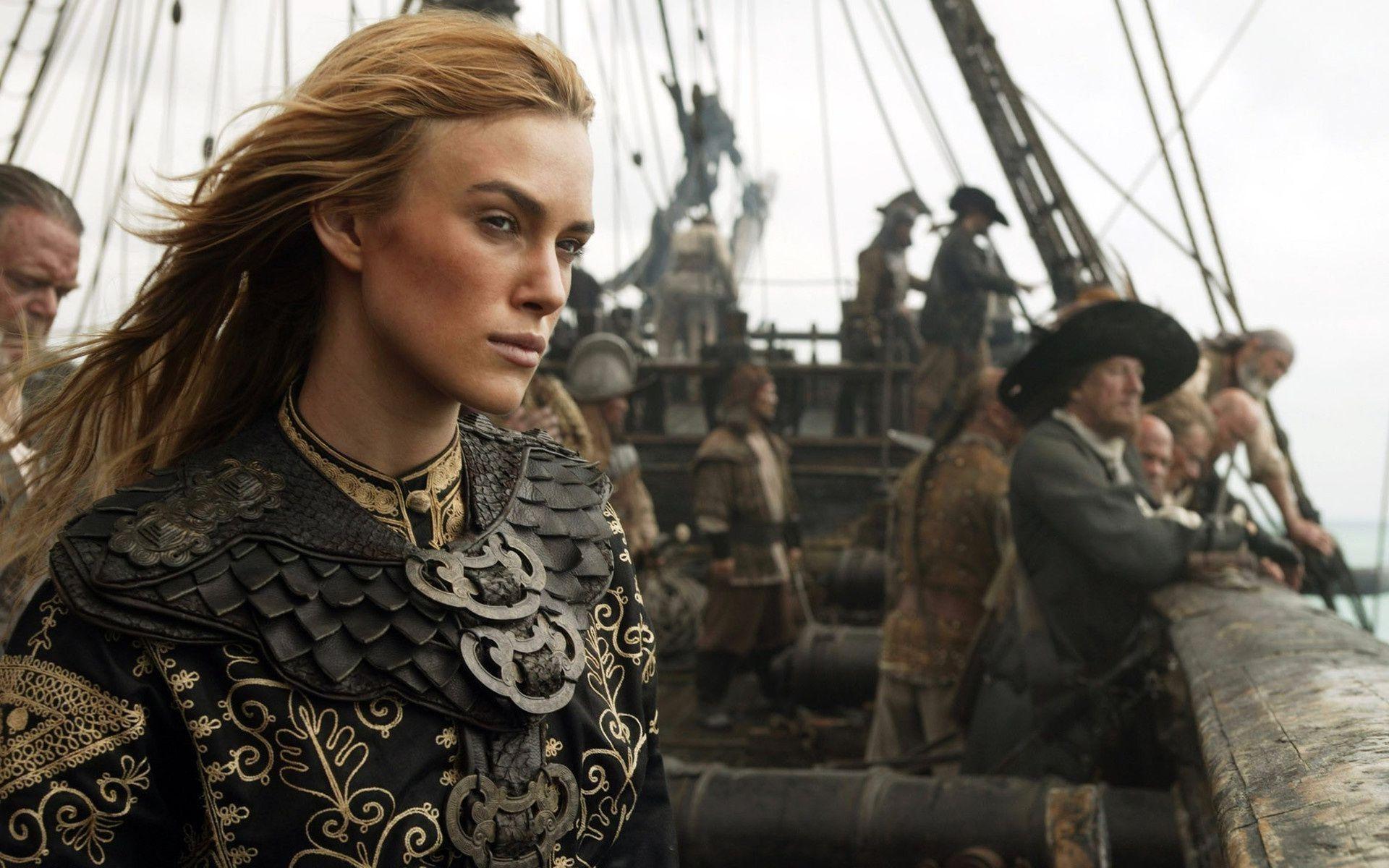 1920x1200 Pirates of the Caribbean keira Knightley Elizabeth Swann ship