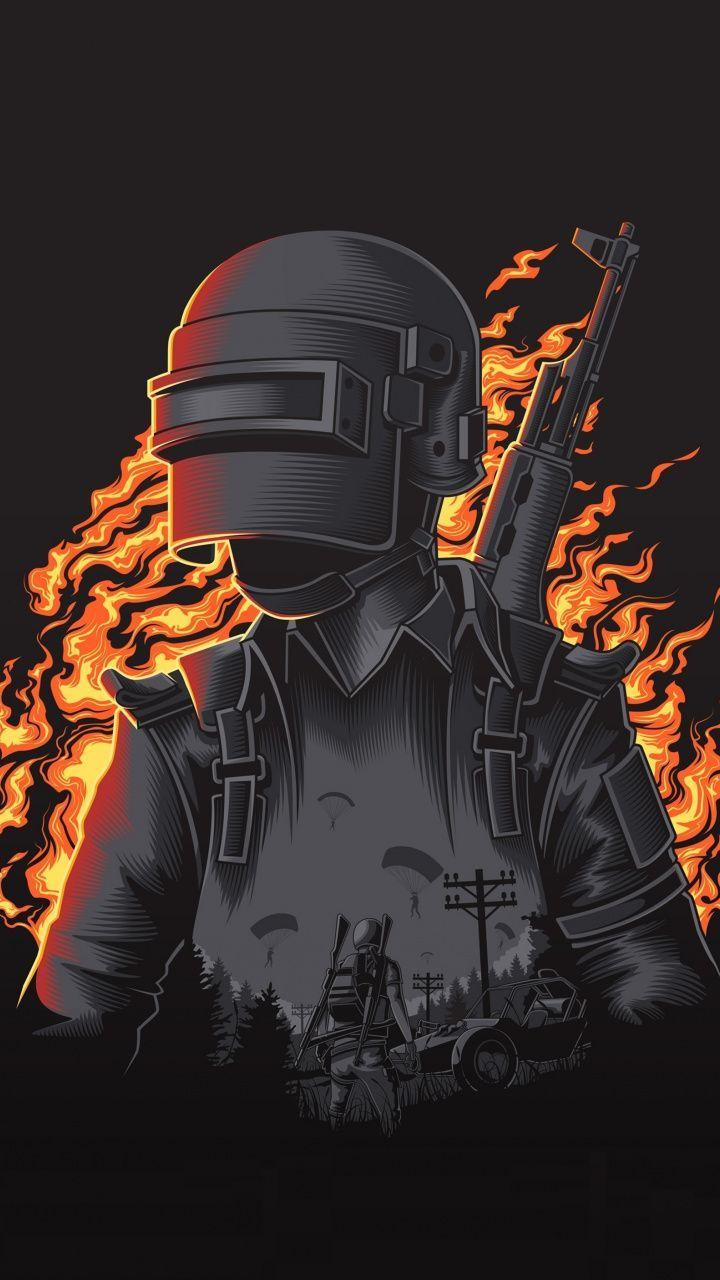 720x1280 Artwork, online game, PlayerUnknown's Battlegrounds, PUBG, minimal, 720x1280 wallpaper. Game wallpaper iphone, Gaming wallpaper, HD wallpaper for mobile