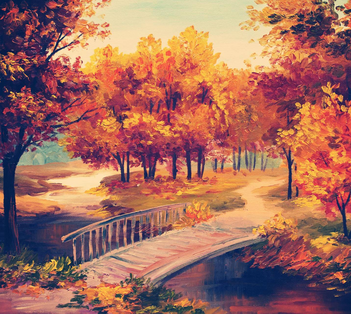 Autumn Painting Wallpapers - Top Free Autumn Painting Backgrounds ...