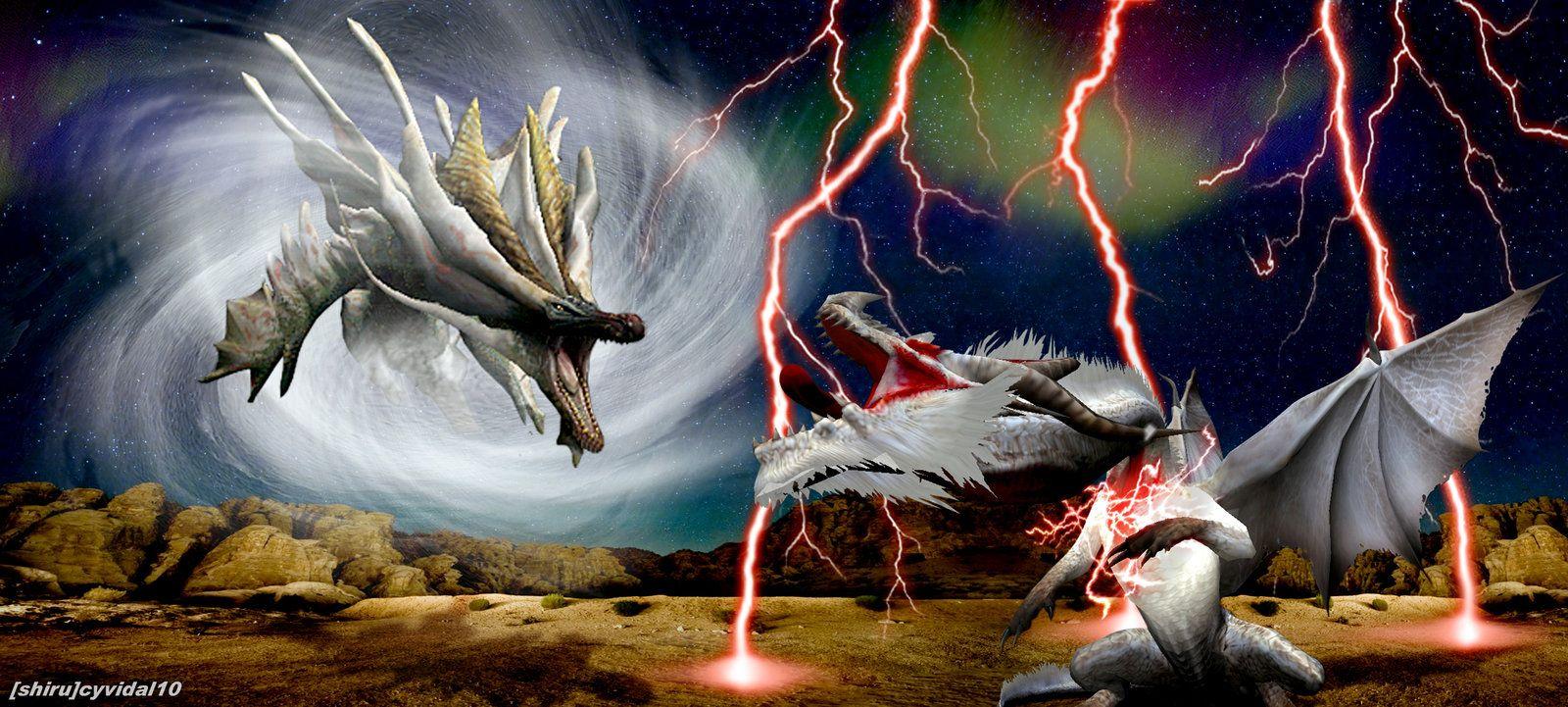 1600x721 Monster Hunter vs White Fatalis