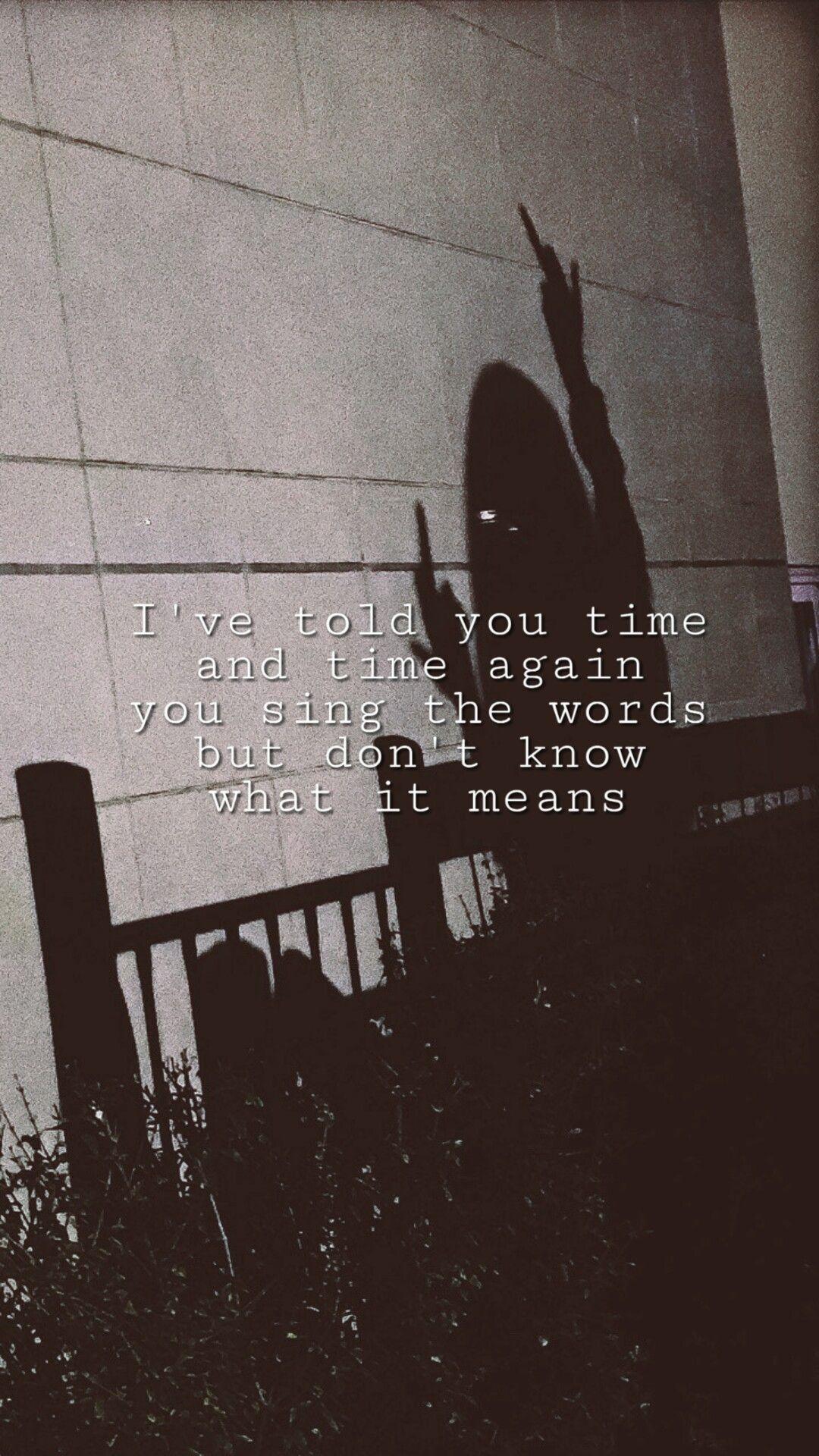 1080x1920 Custom Lyric Phone Wallpaper