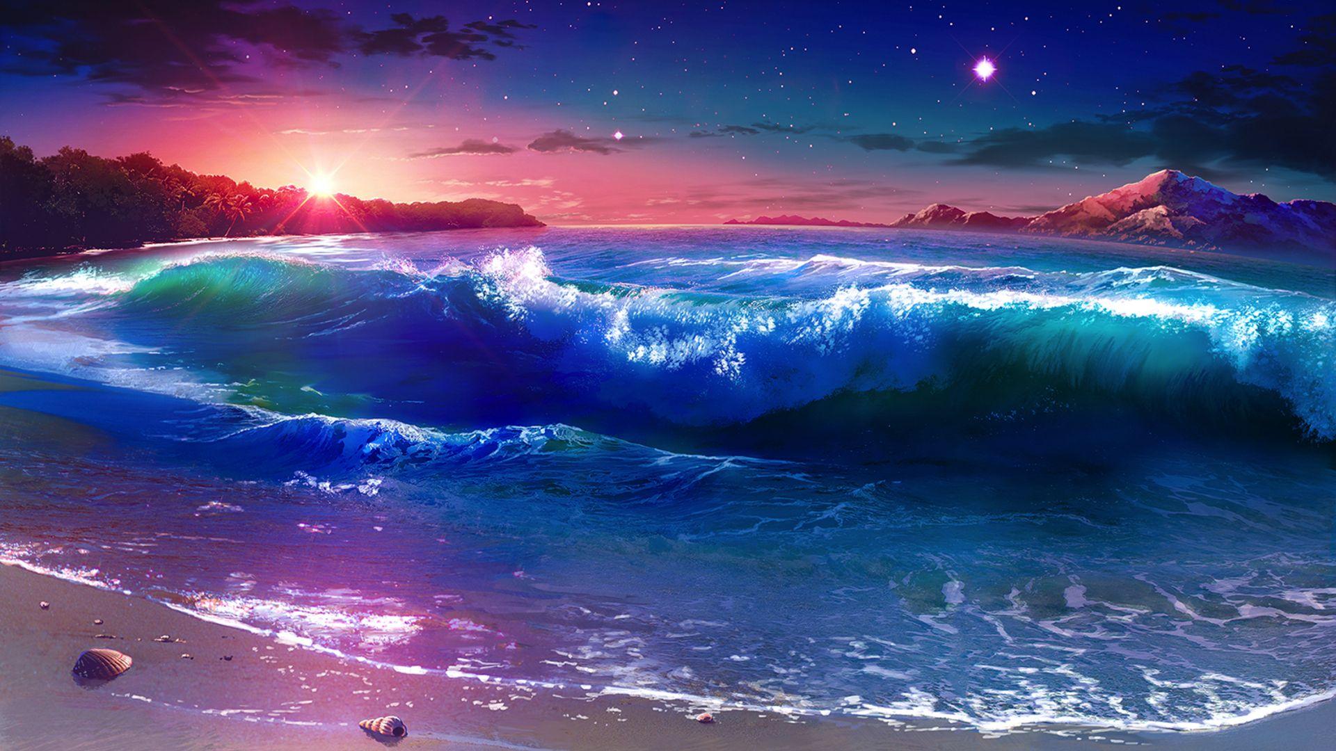 Ocean Anime Wallpapers - Top Free Ocean Anime Backgrounds - WallpaperAccess