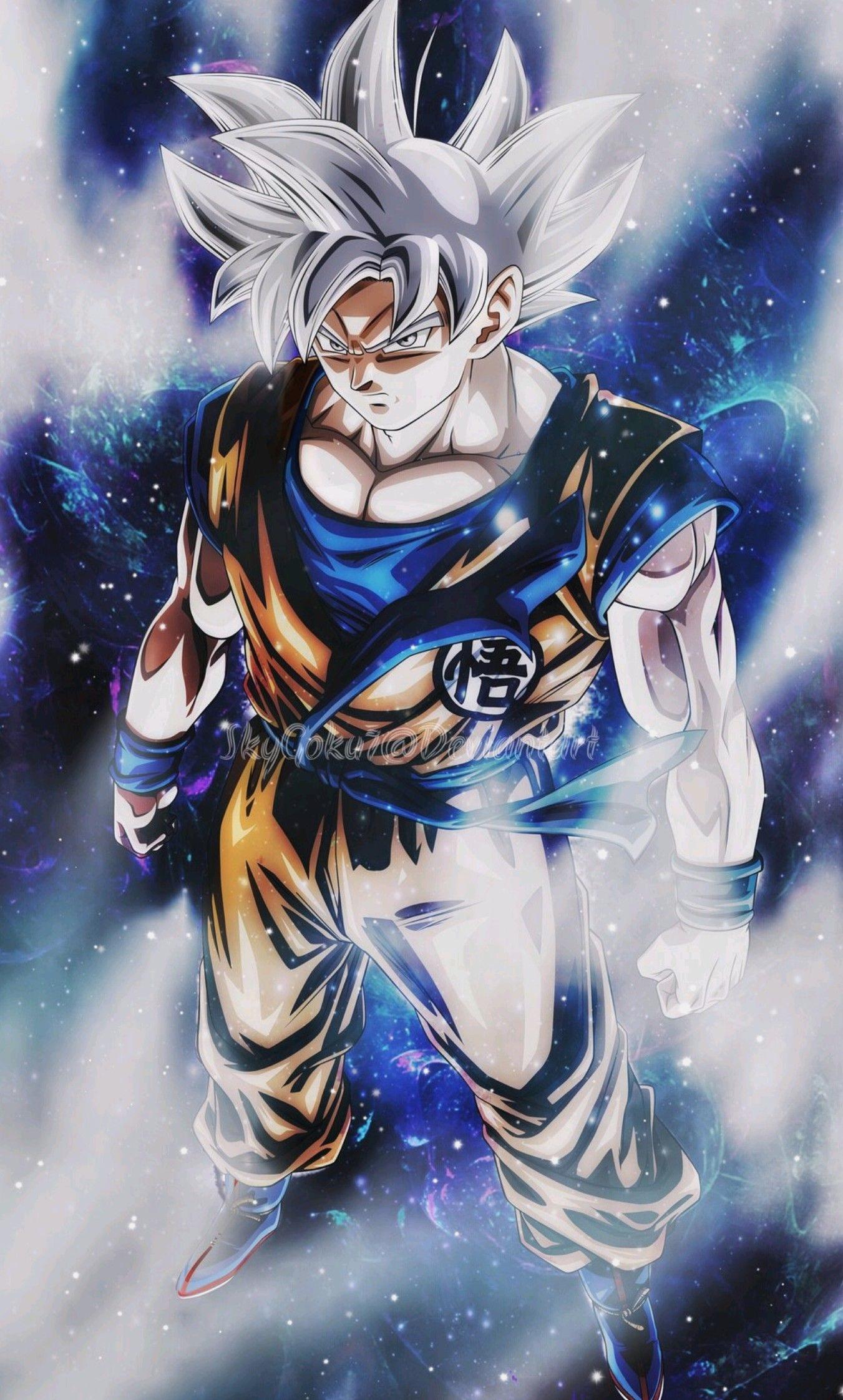1351x2244 Son Goku Amoled Wallpaper