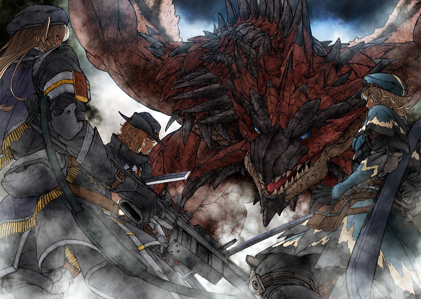 1407x1000 Monster Hunter: Third Generation Anime Image Board